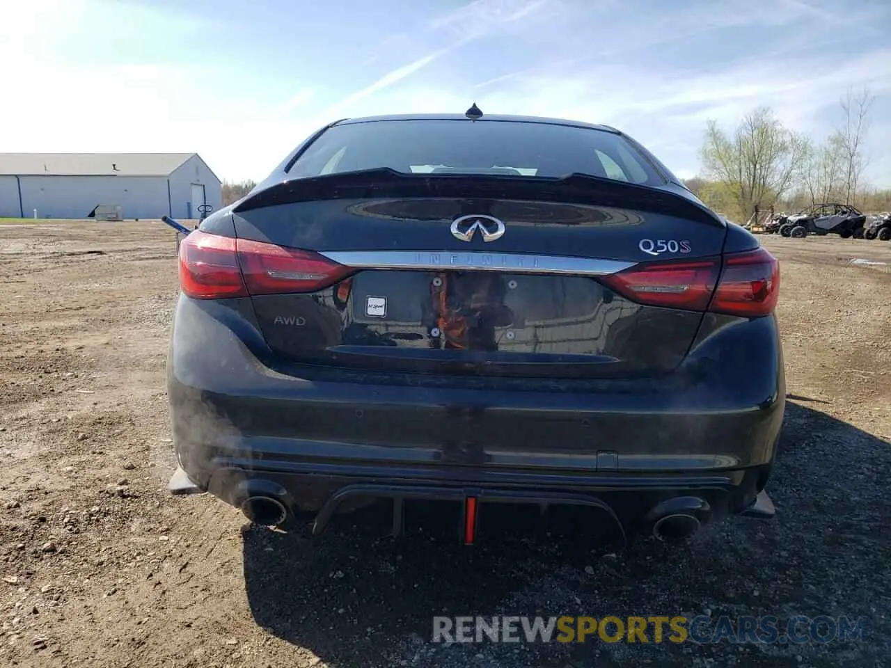 6 fotografías del automóvil dañado JN1FV7AR3LM660650 INFINITI Q50 2020