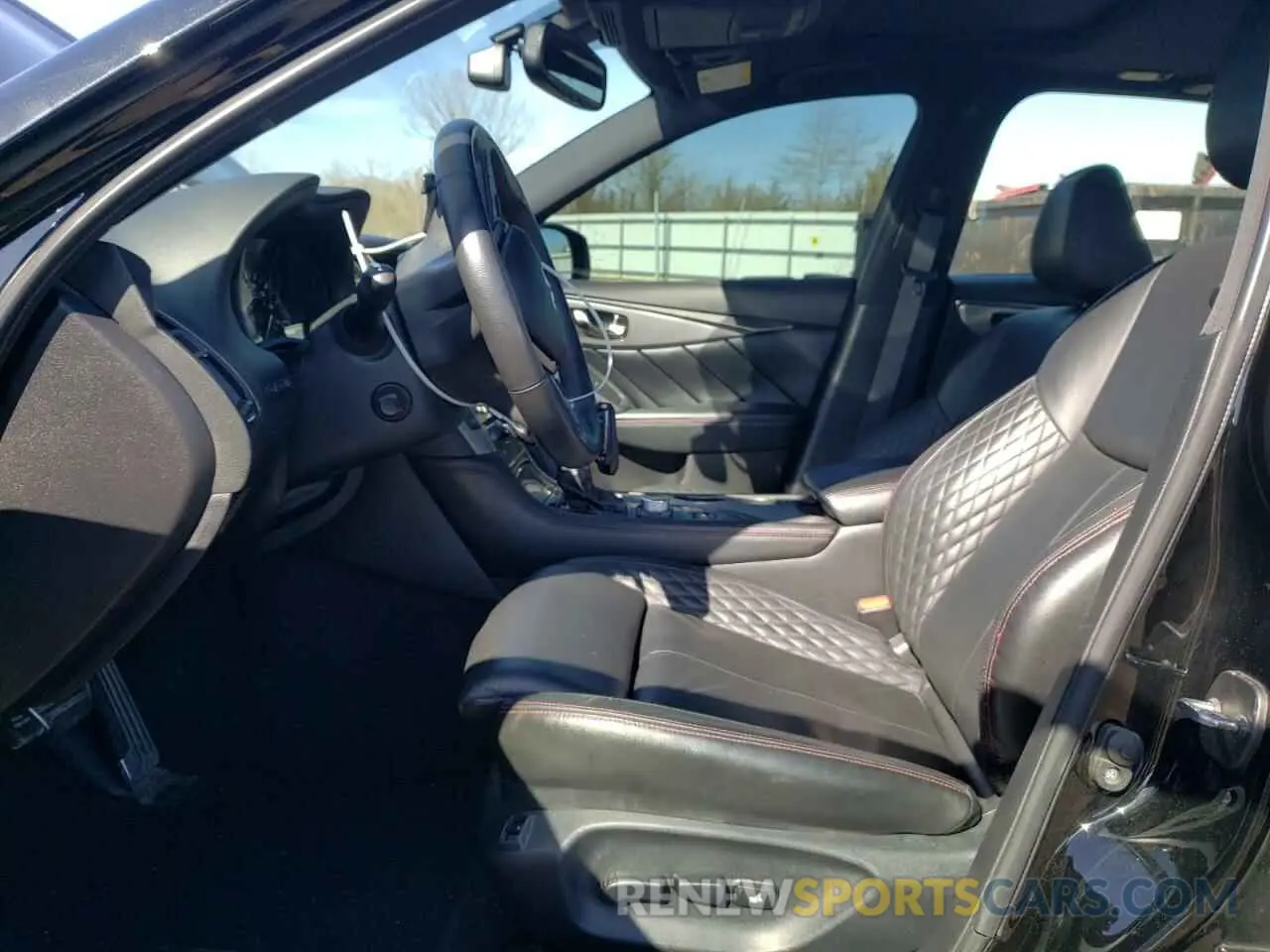 7 fotografías del automóvil dañado JN1FV7AR3LM660650 INFINITI Q50 2020