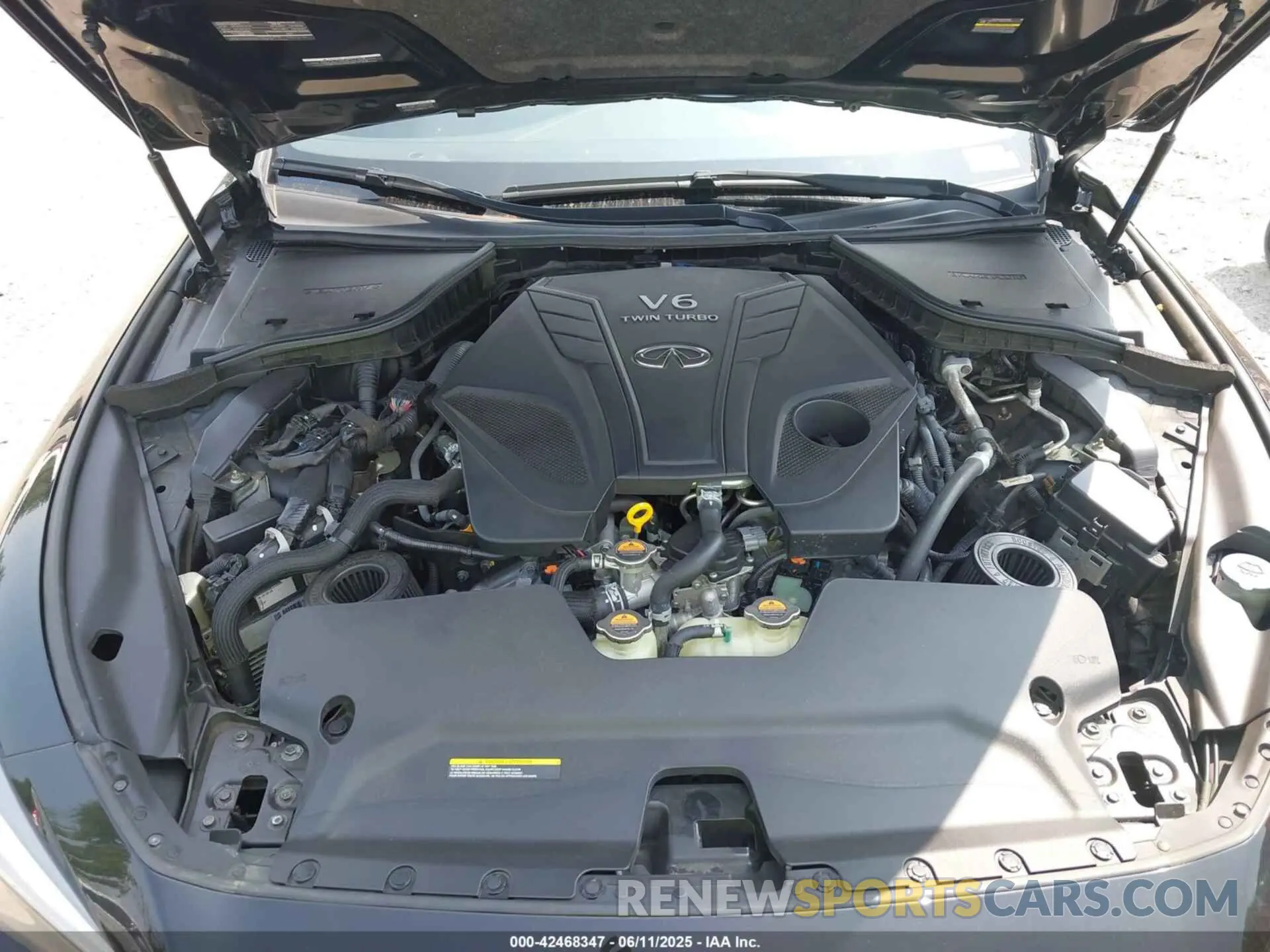 10 fotografías del automóvil dañado JN1FV7AR8LM660384 INFINITI Q50 2020