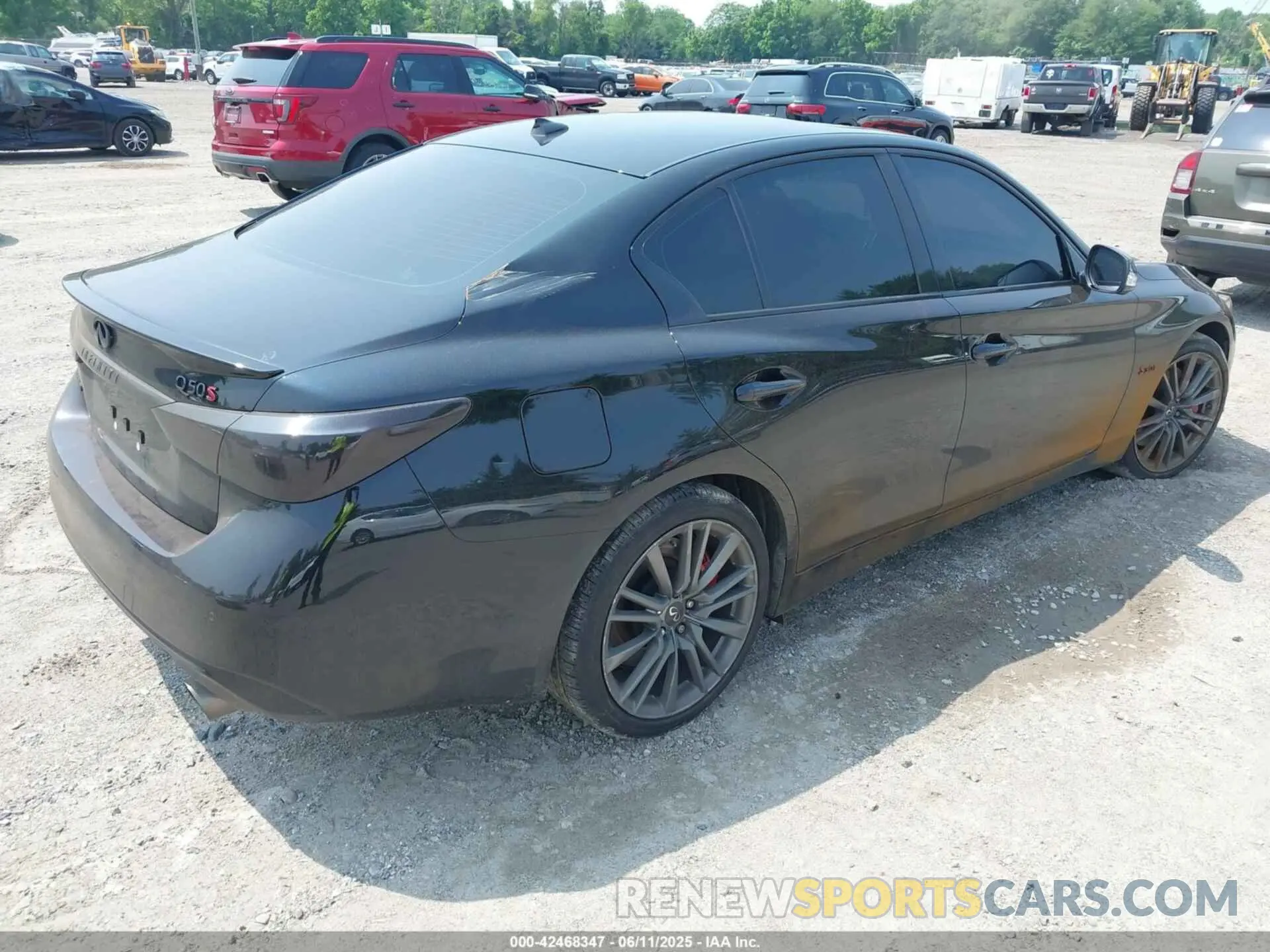 4 fotografías del automóvil dañado JN1FV7AR8LM660384 INFINITI Q50 2020