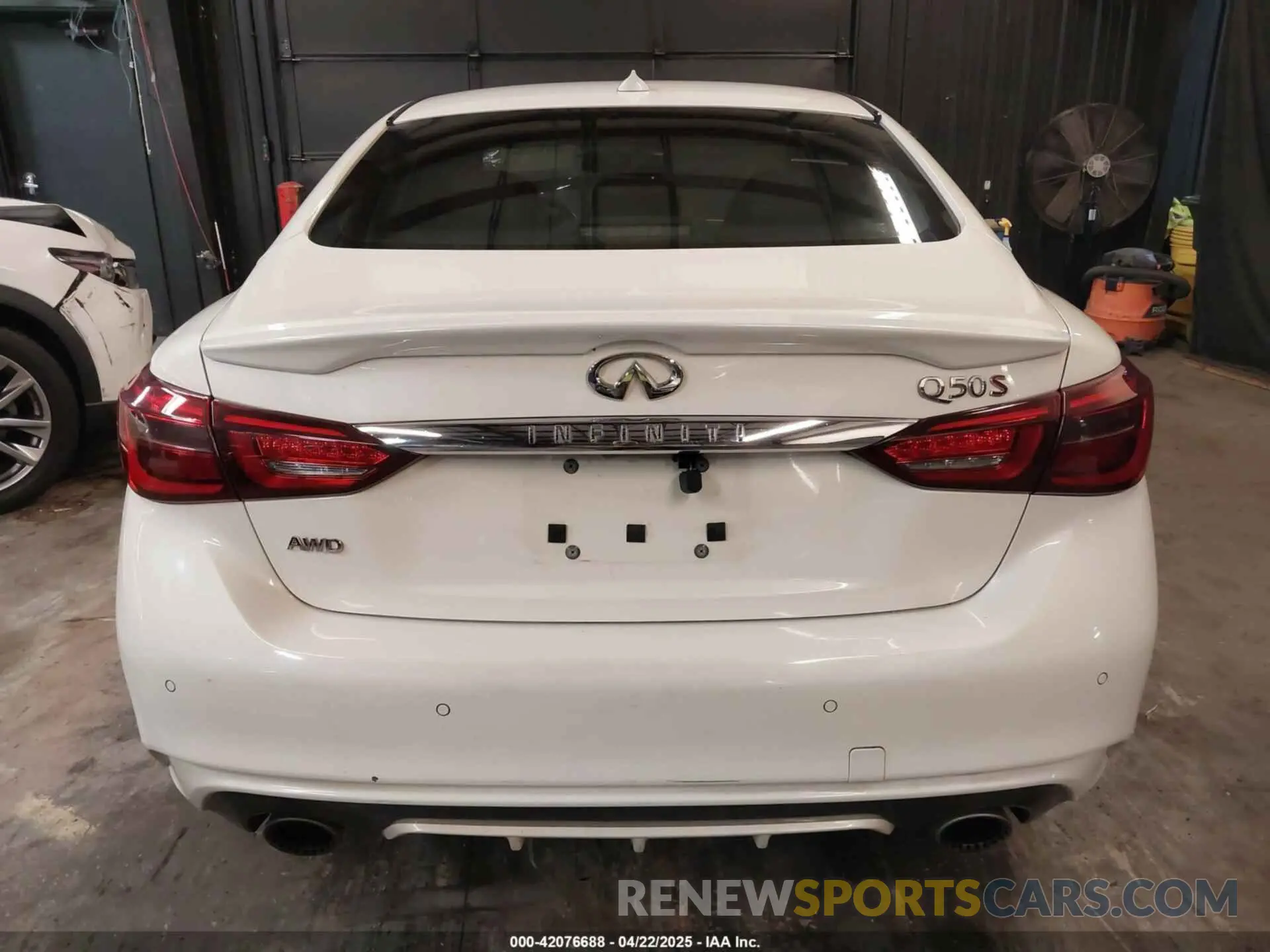 16 fotografías del automóvil dañado JN1FV7AR9LM660314 INFINITI Q50 2020