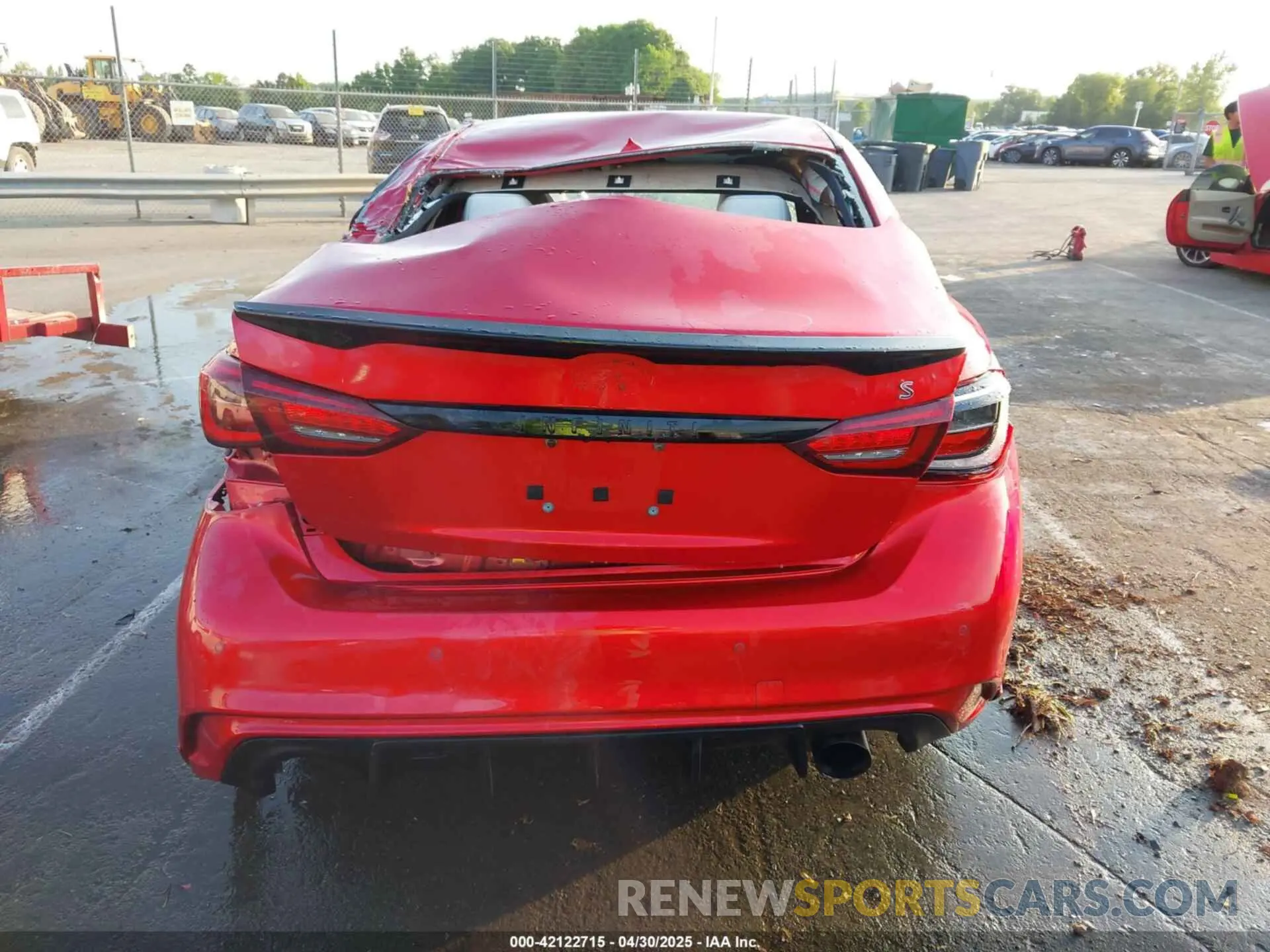 15 fotografías del automóvil dañado JN1FV7AR9LM660698 INFINITI Q50 2020