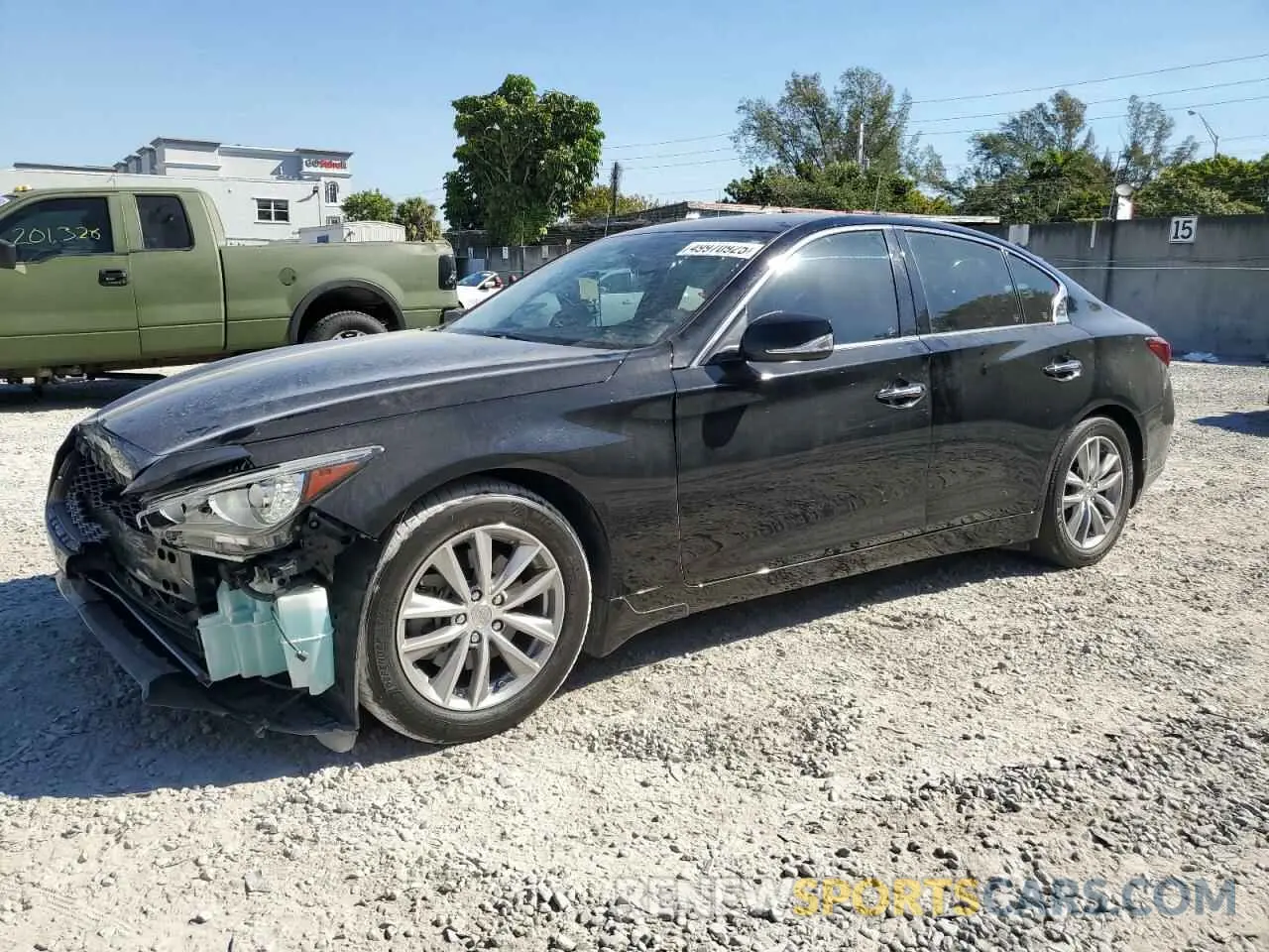 1 fotografías del automóvil dañado JN1EV7AP1MM701174 INFINITI Q50 2021