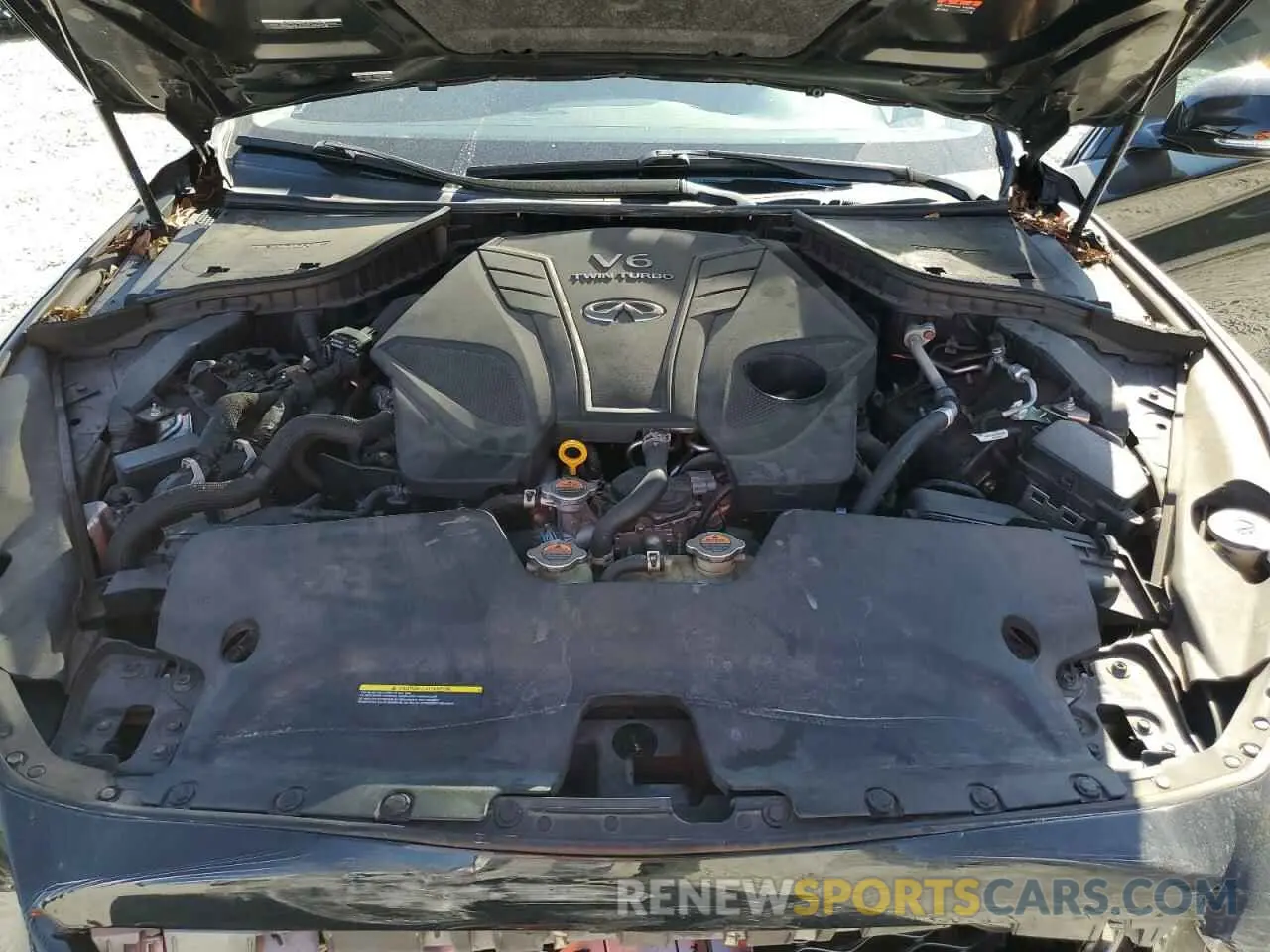 13 fotografías del automóvil dañado JN1EV7AP1MM701174 INFINITI Q50 2021
