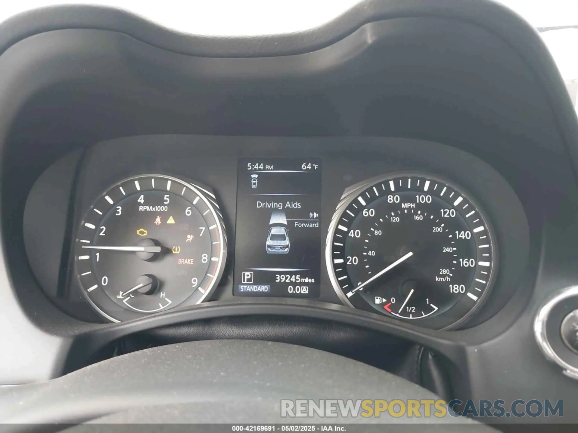 7 fotografías del automóvil dañado JN1EV7AP2MM703158 INFINITI Q50 2021