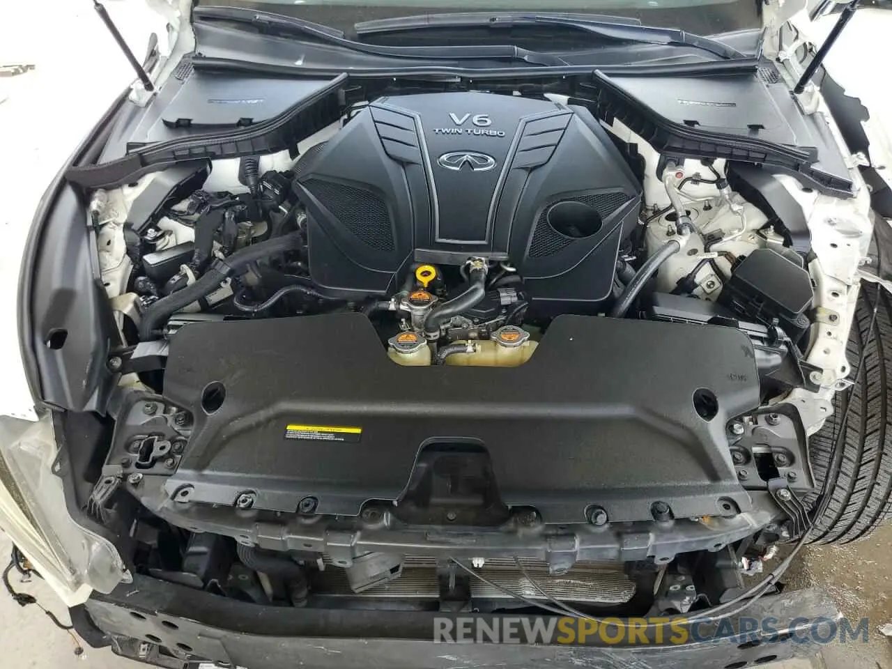 11 fotografías del automóvil dañado JN1EV7AP3MM704352 INFINITI Q50 2021