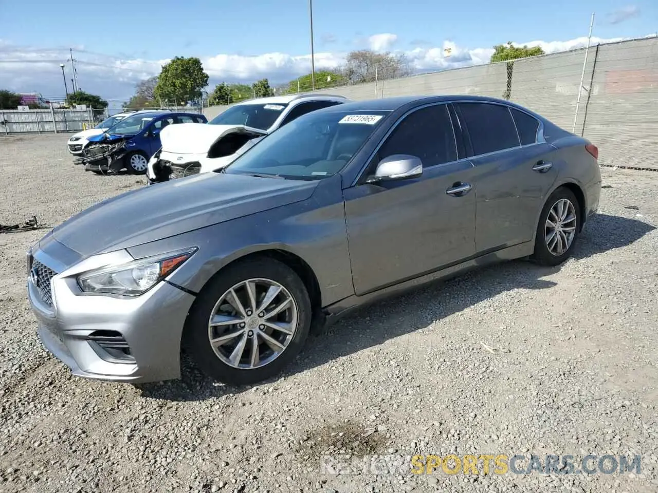1 fotografías del automóvil dañado JN1EV7AP5MM706121 INFINITI Q50 2021