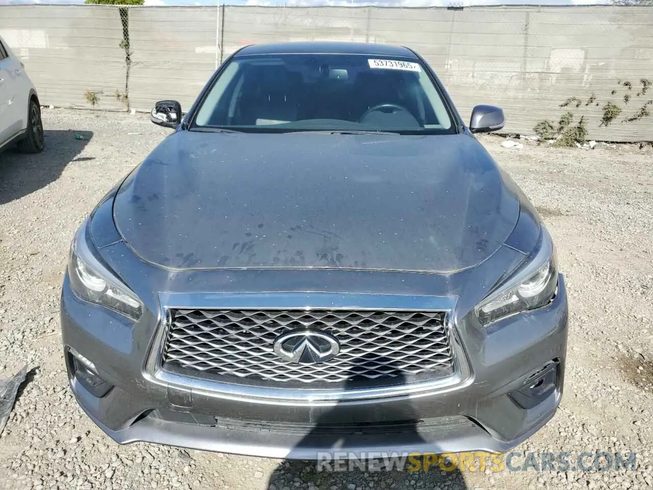 5 fotografías del automóvil dañado JN1EV7AP5MM706121 INFINITI Q50 2021