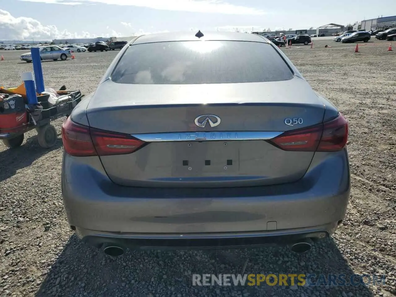 6 fotografías del automóvil dañado JN1EV7AP5MM706121 INFINITI Q50 2021