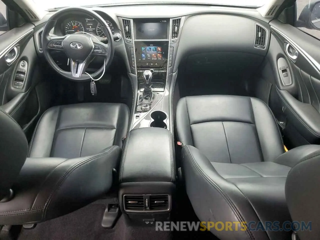 8 fotografías del automóvil dañado JN1EV7AP5MM706121 INFINITI Q50 2021