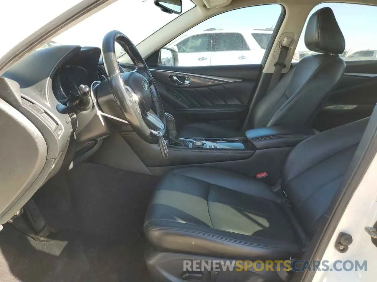 7 fotografías del automóvil dañado JN1EV7AP6MM701378 INFINITI Q50 2021