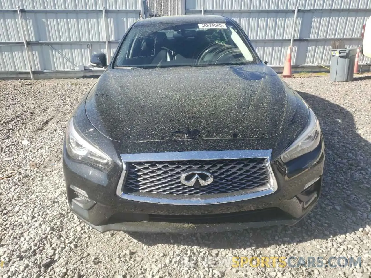 5 fotografías del automóvil dañado JN1EV7AP8MM703472 INFINITI Q50 2021
