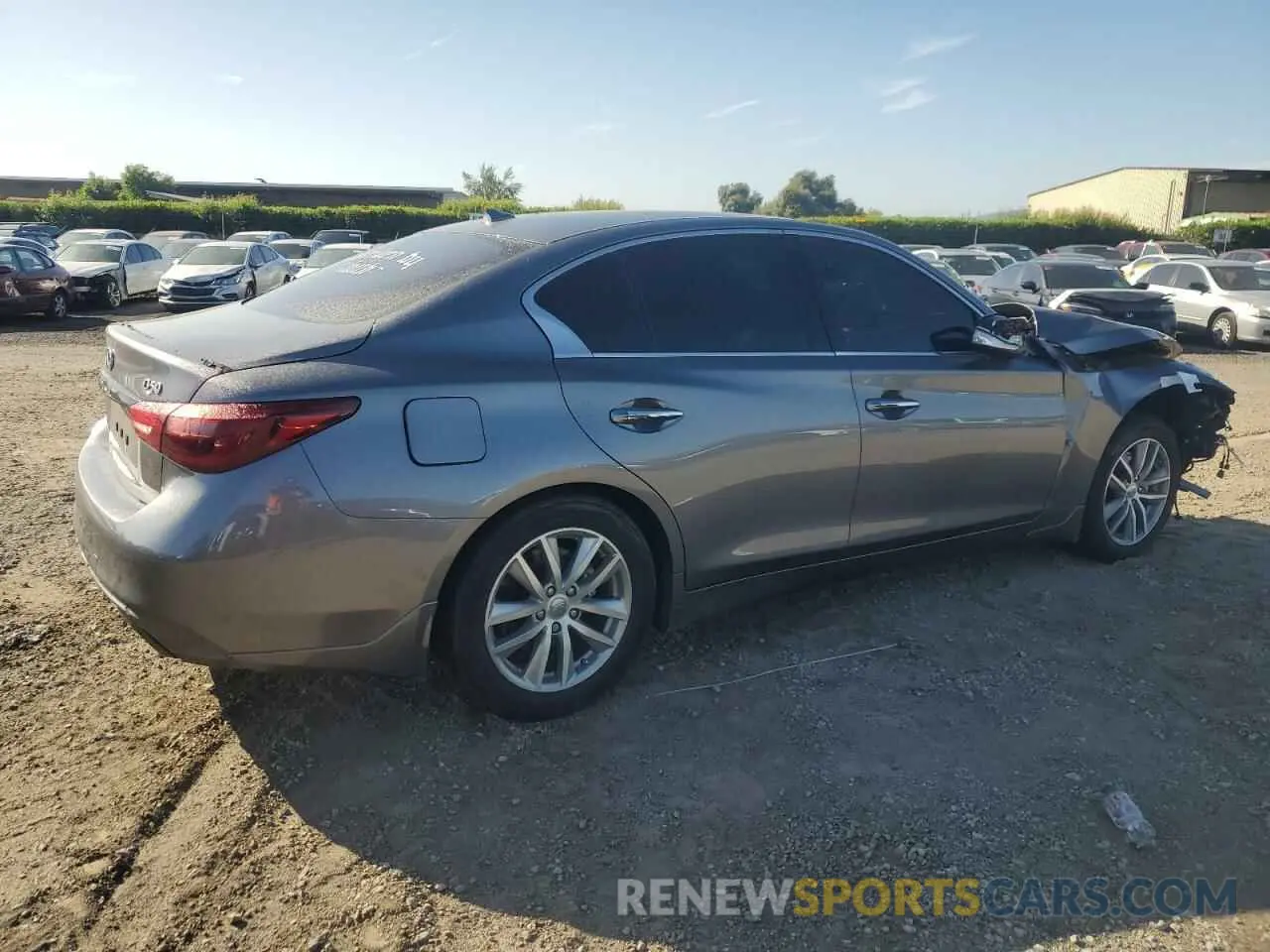 3 fotografías del automóvil dañado JN1EV7AP9MM704145 INFINITI Q50 2021