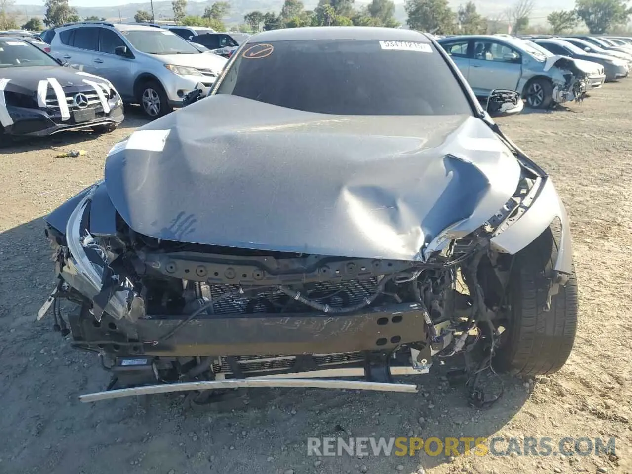 5 fotografías del automóvil dañado JN1EV7AP9MM704145 INFINITI Q50 2021