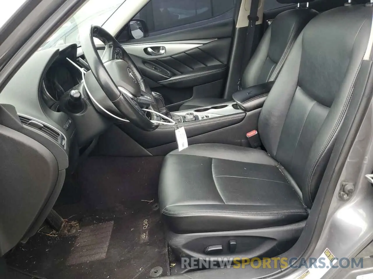 7 fotografías del automóvil dañado JN1EV7BP1MM700220 INFINITI Q50 2021