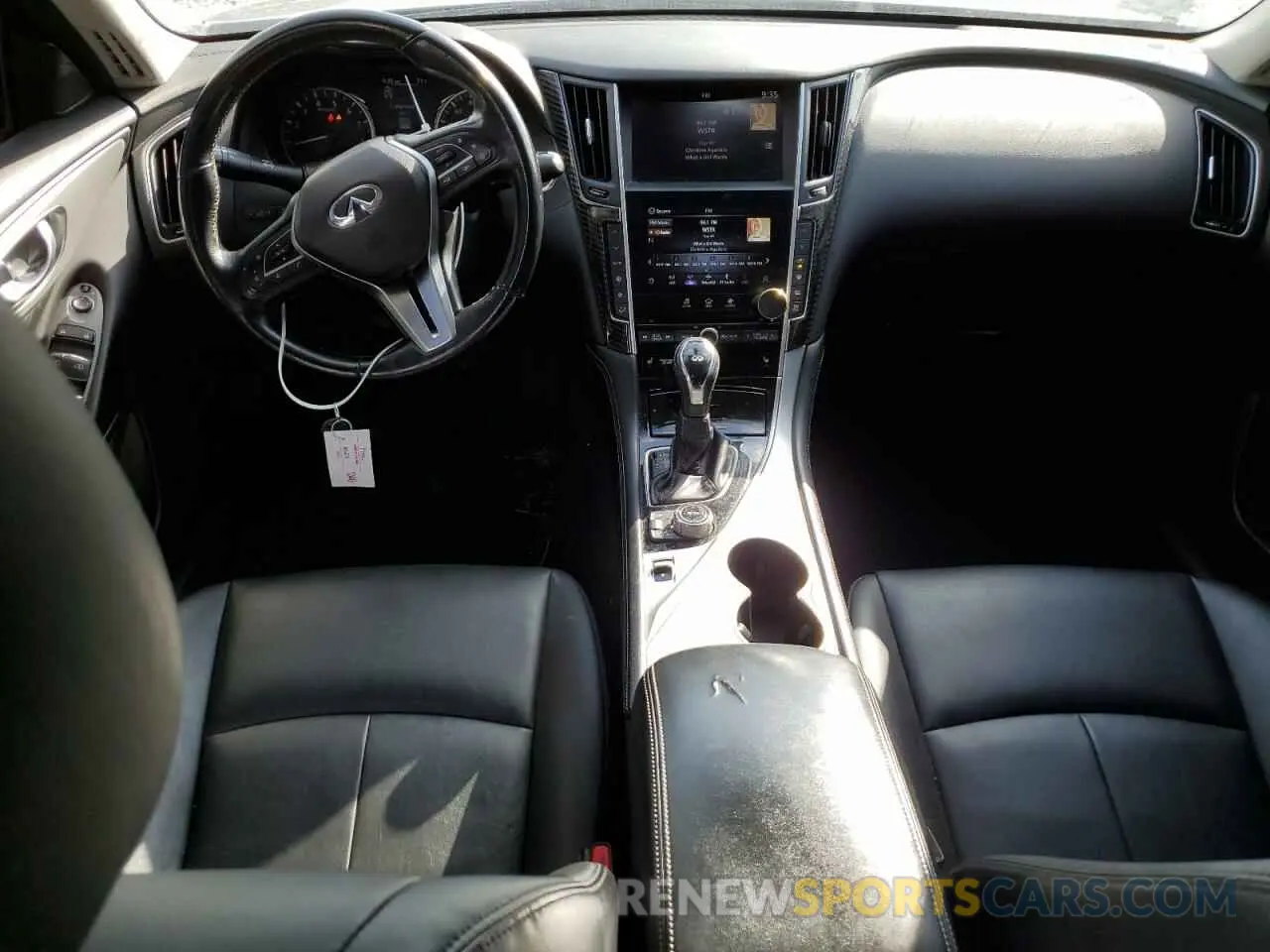 8 fotografías del automóvil dañado JN1EV7BP1MM700220 INFINITI Q50 2021