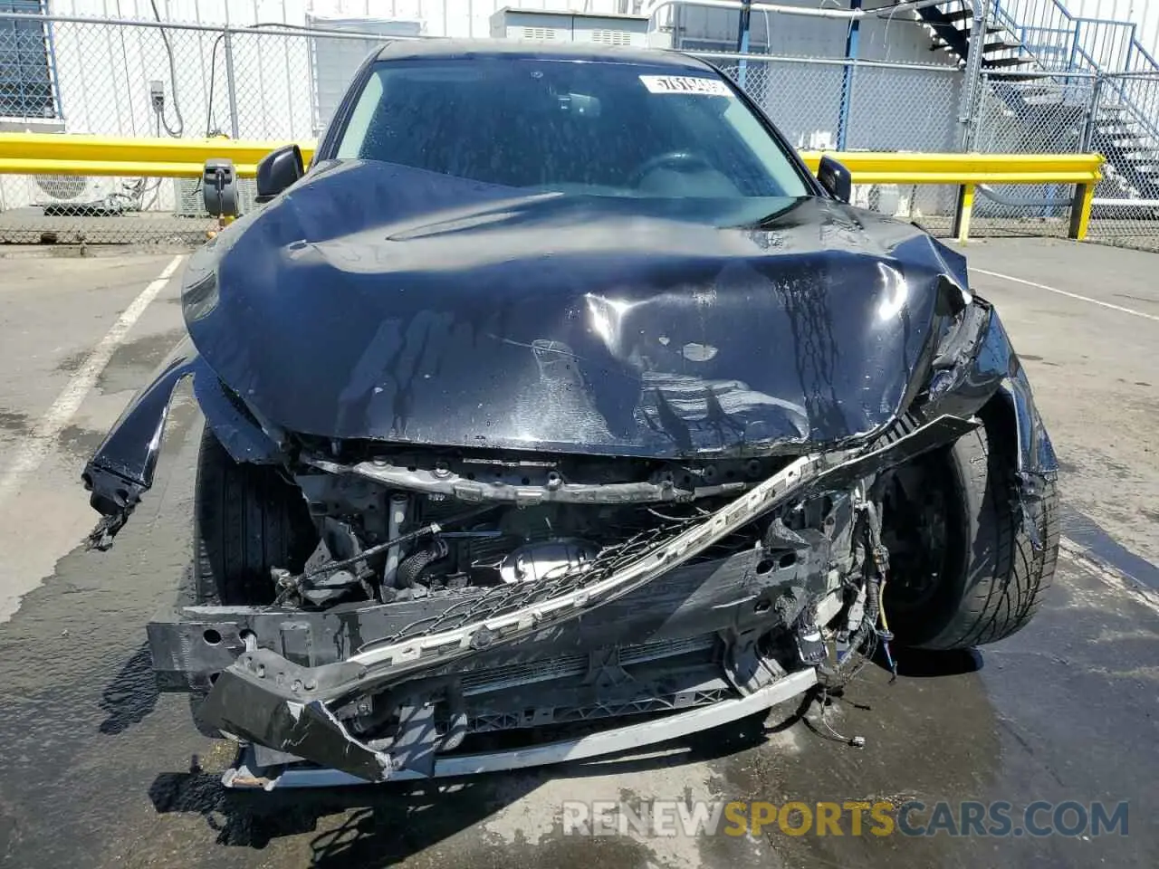 5 fotografías del automóvil dañado JN1EV7BP2MM700596 INFINITI Q50 2021