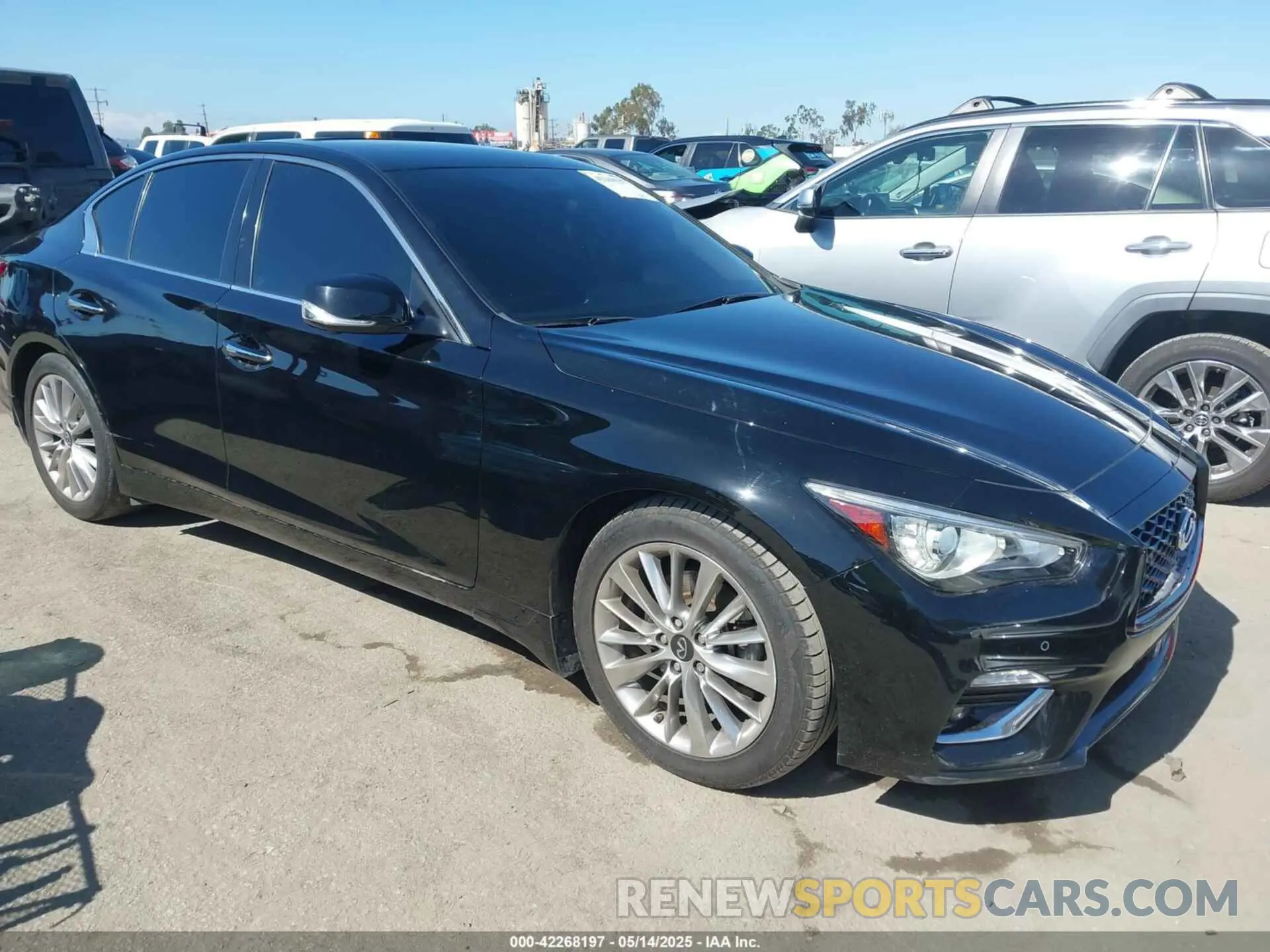 1 fotografías del automóvil dañado JN1EV7BP2MM705703 INFINITI Q50 2021