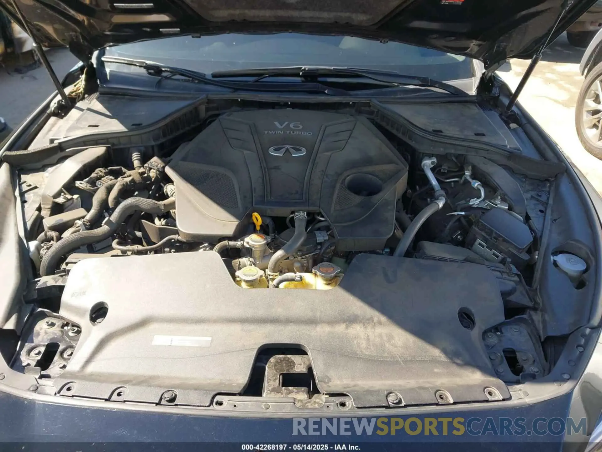 10 fotografías del automóvil dañado JN1EV7BP2MM705703 INFINITI Q50 2021