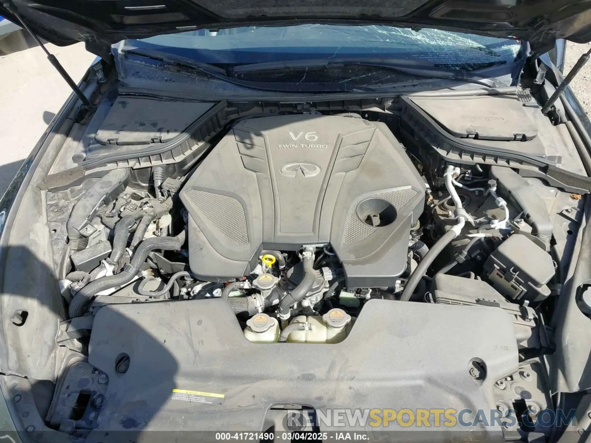 10 fotografías del automóvil dañado JN1EV7BP2MM705863 INFINITI Q50 2021