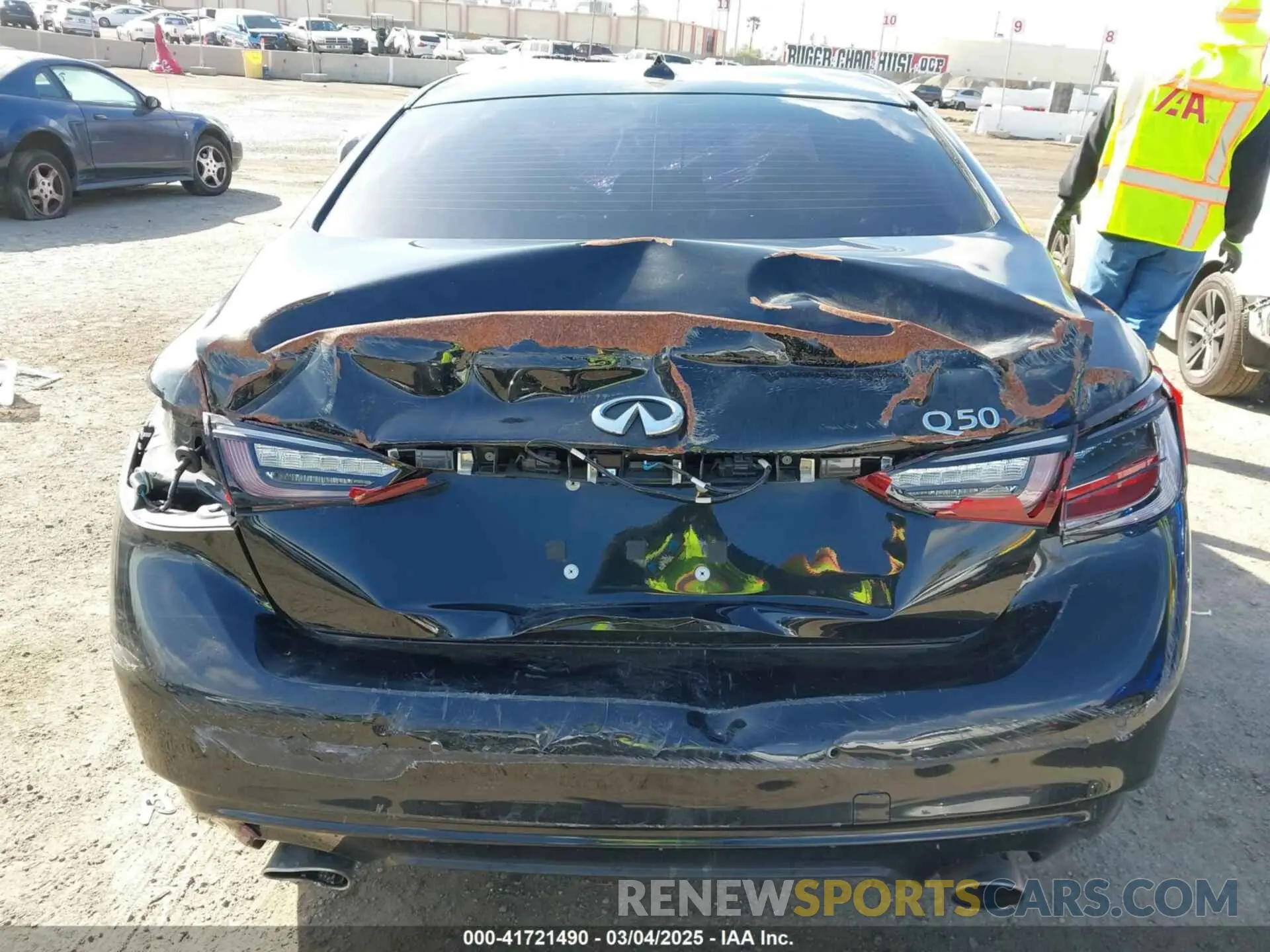 16 fotografías del automóvil dañado JN1EV7BP2MM705863 INFINITI Q50 2021
