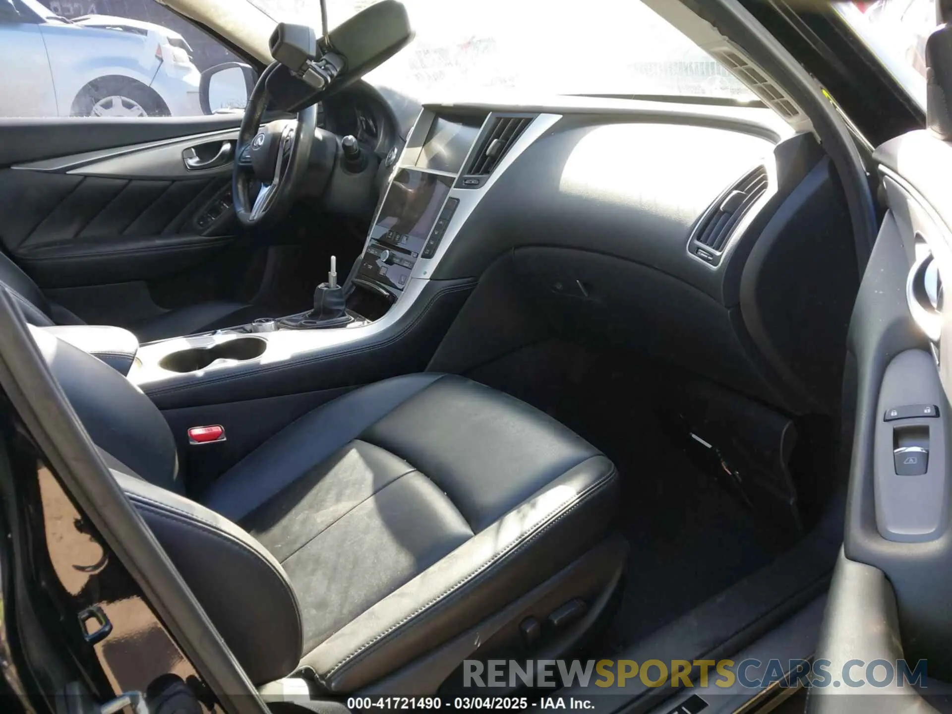 5 fotografías del automóvil dañado JN1EV7BP2MM705863 INFINITI Q50 2021