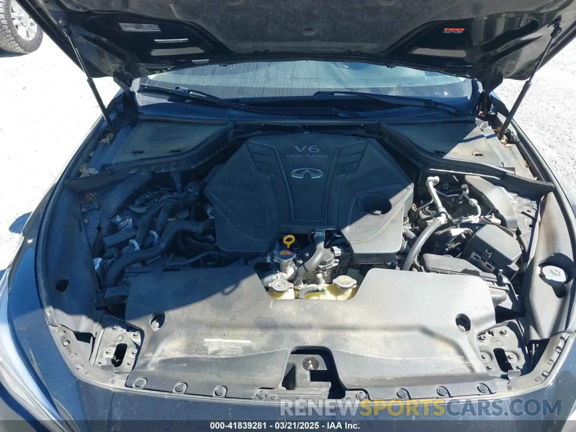 10 fotografías del automóvil dañado JN1EV7BP2MM707788 INFINITI Q50 2021