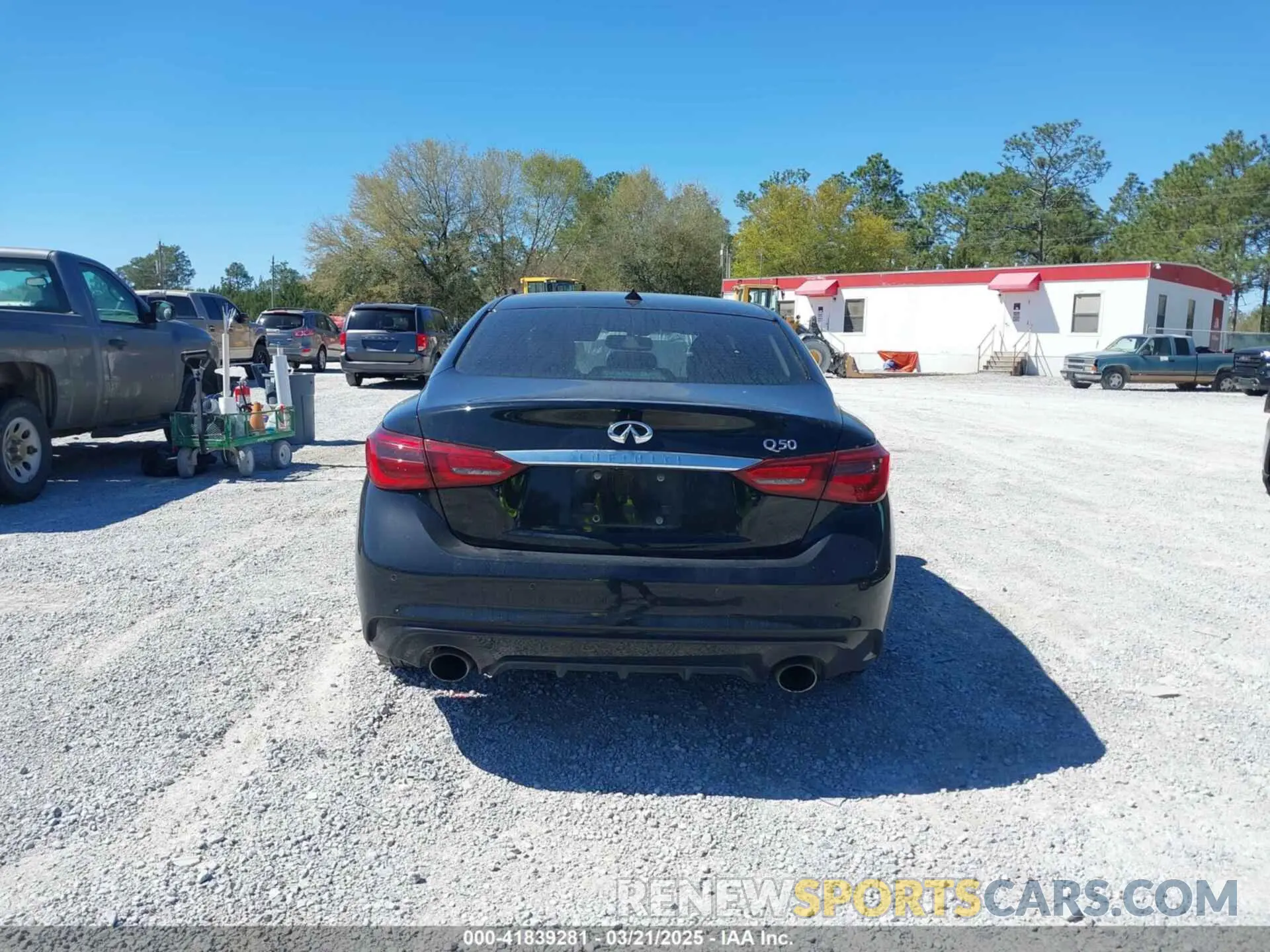 16 fotografías del automóvil dañado JN1EV7BP2MM707788 INFINITI Q50 2021