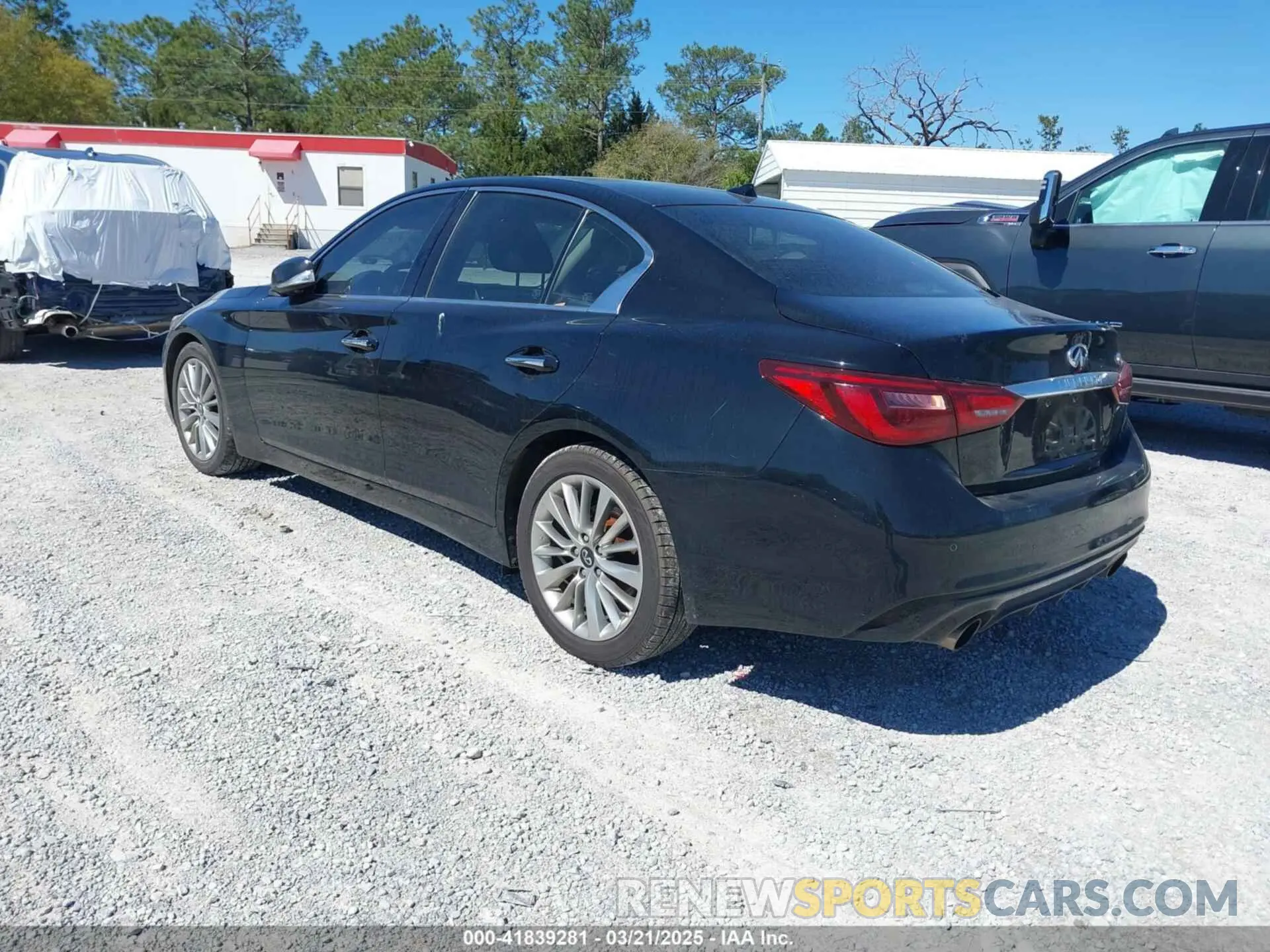 3 fotografías del automóvil dañado JN1EV7BP2MM707788 INFINITI Q50 2021