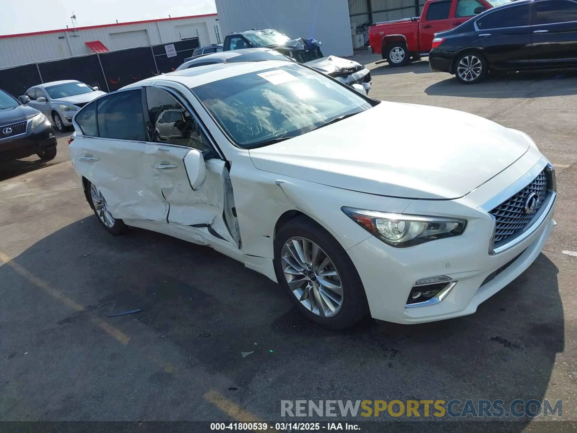 1 fotografías del automóvil dañado JN1EV7BP3MM700462 INFINITI Q50 2021
