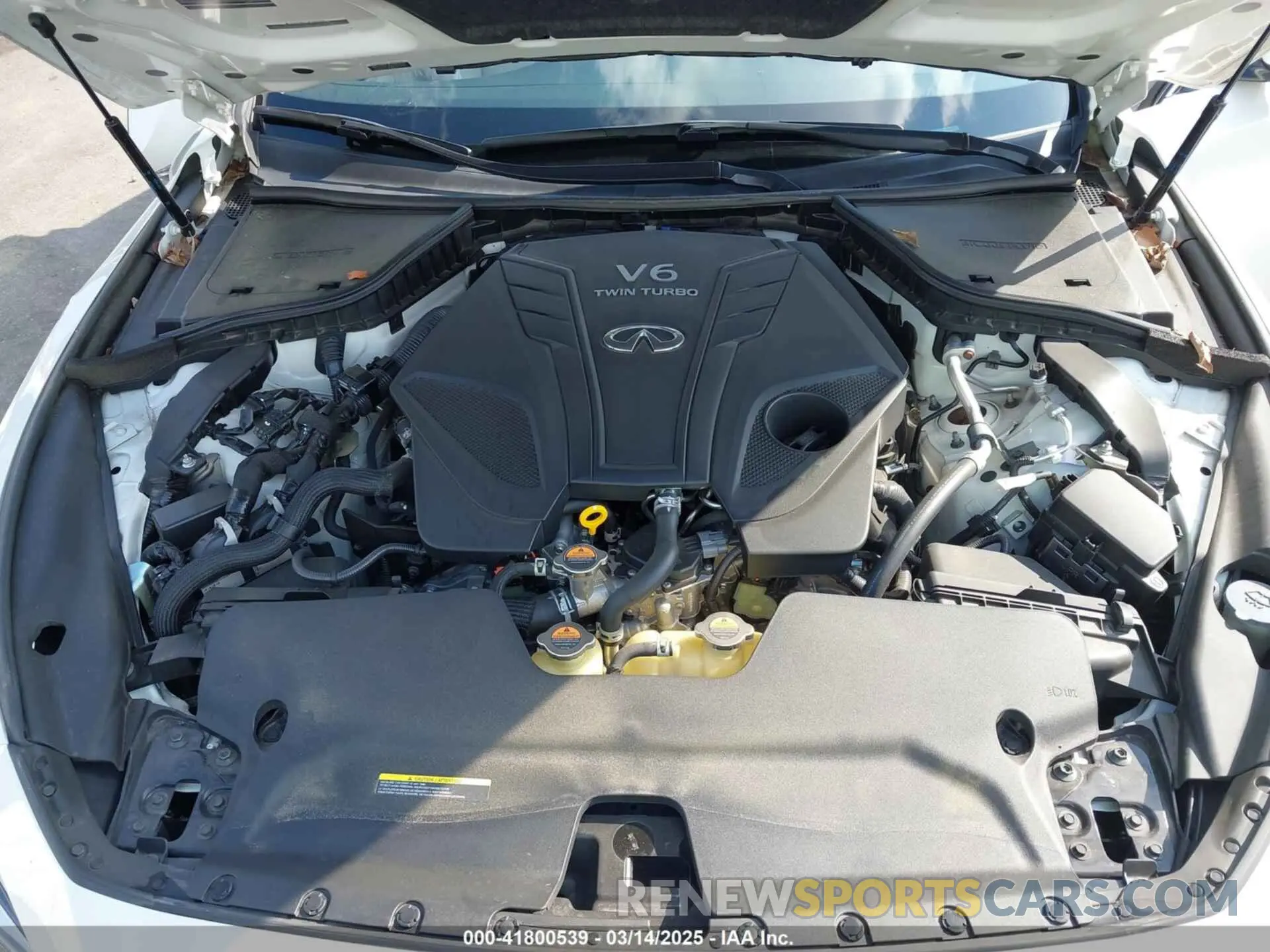 10 fotografías del automóvil dañado JN1EV7BP3MM700462 INFINITI Q50 2021
