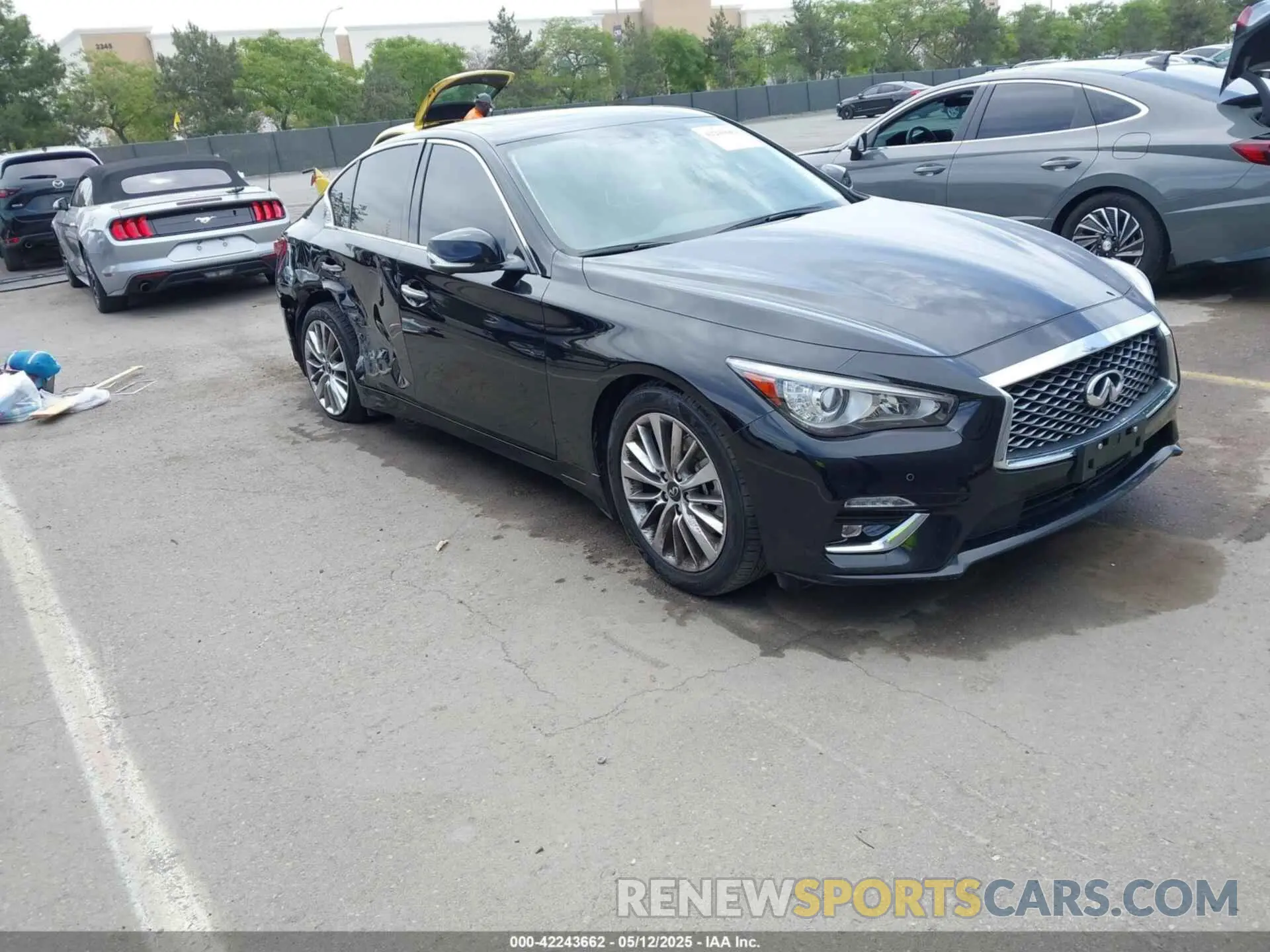 1 fotografías del automóvil dañado JN1EV7BP3MM701837 INFINITI Q50 2021