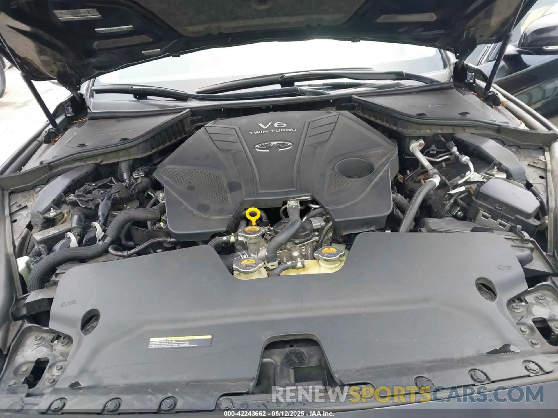 10 fotografías del automóvil dañado JN1EV7BP3MM701837 INFINITI Q50 2021