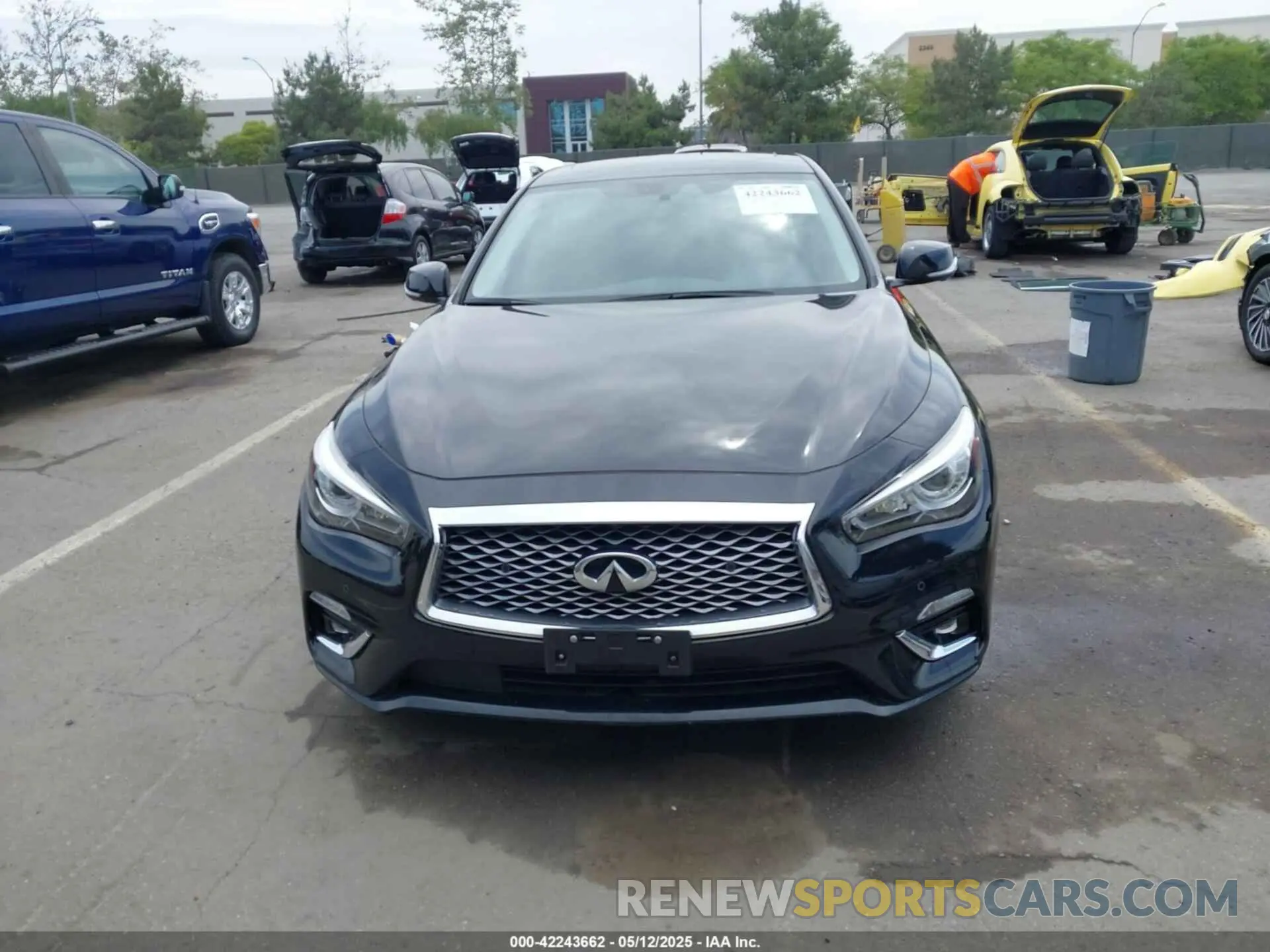 12 fotografías del automóvil dañado JN1EV7BP3MM701837 INFINITI Q50 2021