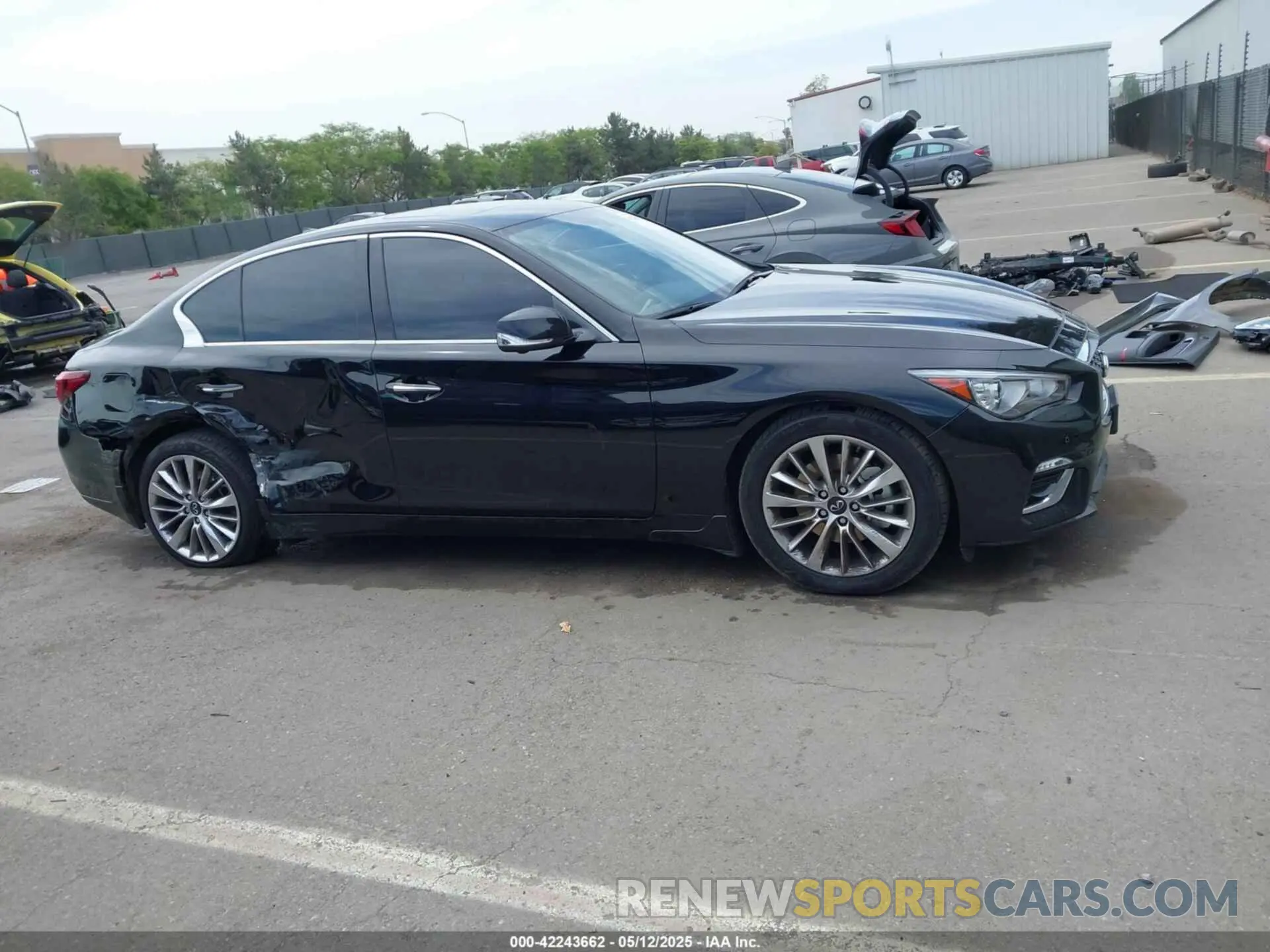 13 fotografías del automóvil dañado JN1EV7BP3MM701837 INFINITI Q50 2021