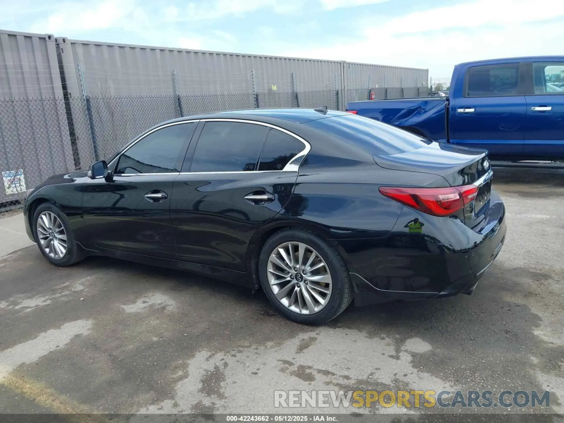 14 fotografías del automóvil dañado JN1EV7BP3MM701837 INFINITI Q50 2021