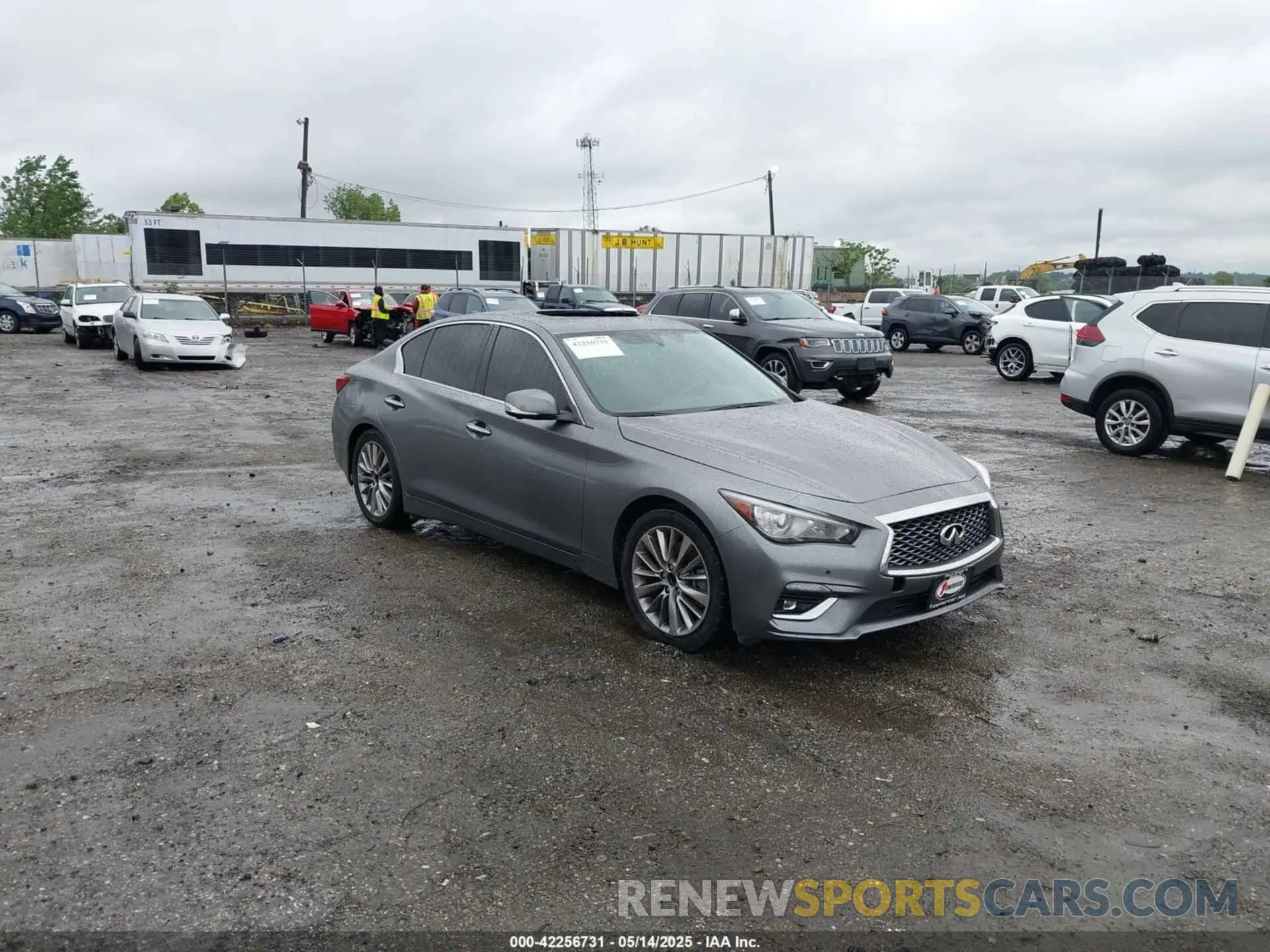 1 fotografías del automóvil dañado JN1EV7BP3MM702339 INFINITI Q50 2021