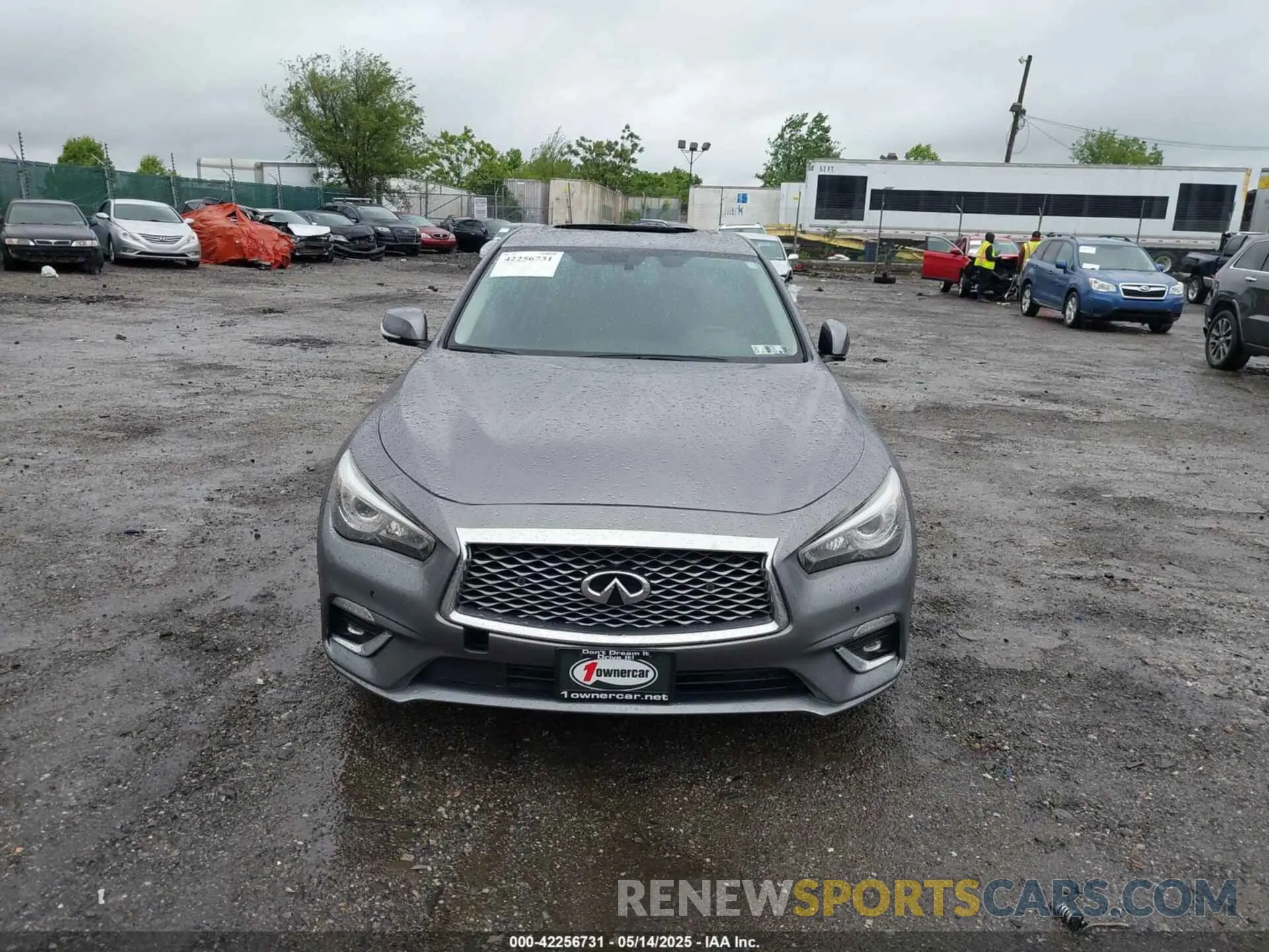 11 fotografías del automóvil dañado JN1EV7BP3MM702339 INFINITI Q50 2021