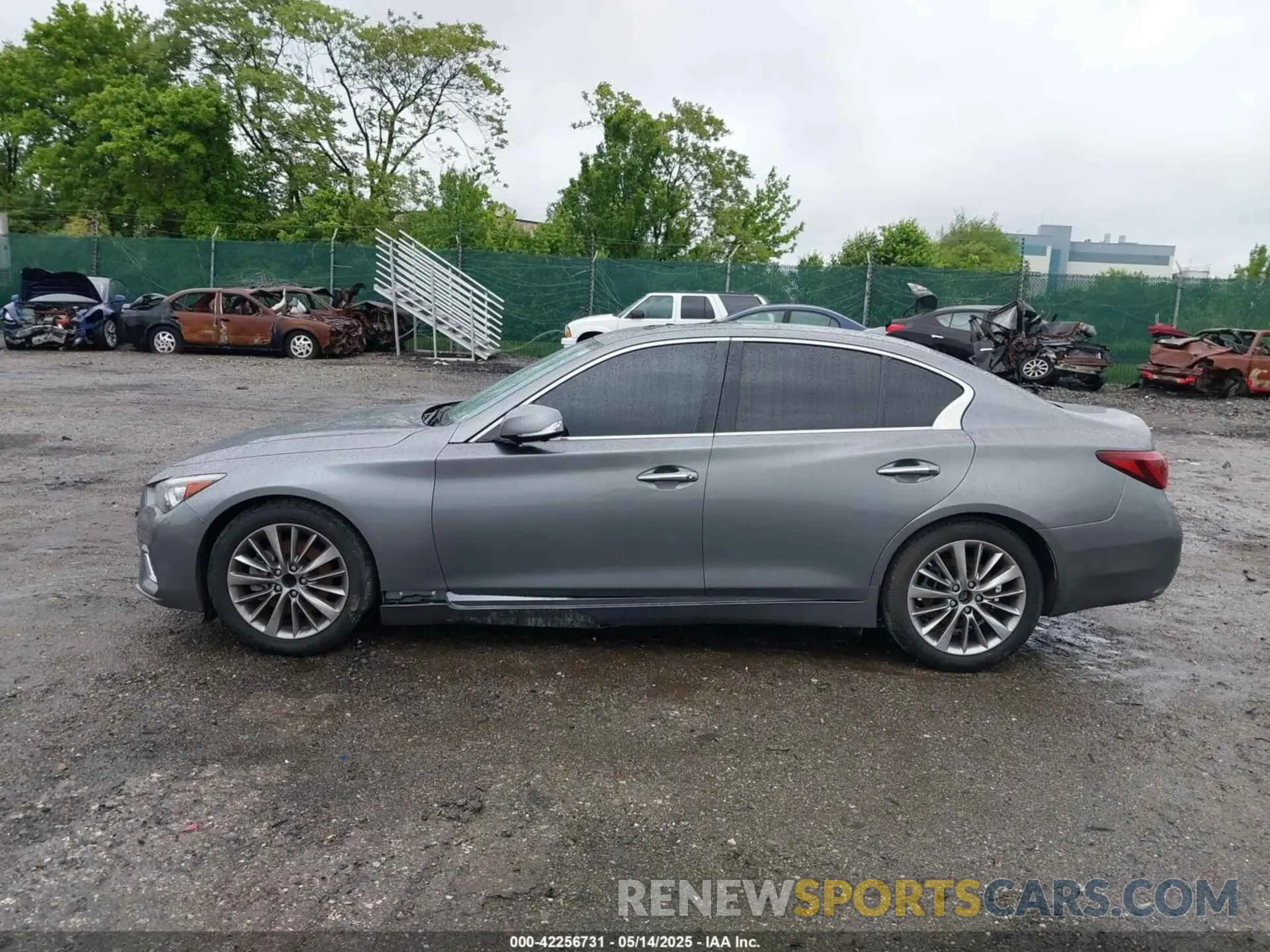 13 fotografías del automóvil dañado JN1EV7BP3MM702339 INFINITI Q50 2021