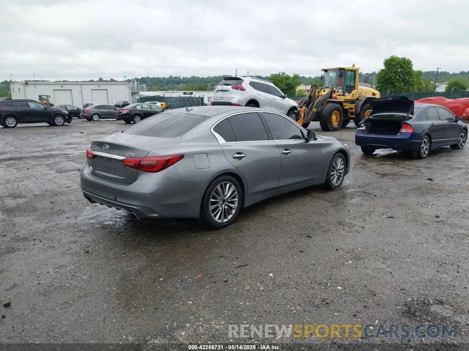 4 fotografías del automóvil dañado JN1EV7BP3MM702339 INFINITI Q50 2021
