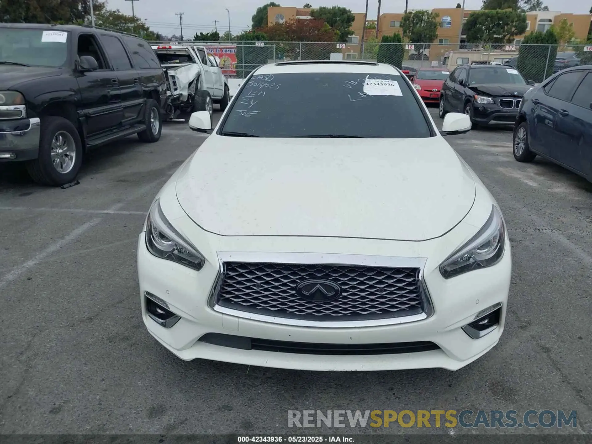 11 fotografías del automóvil dañado JN1EV7BP4MM702480 INFINITI Q50 2021