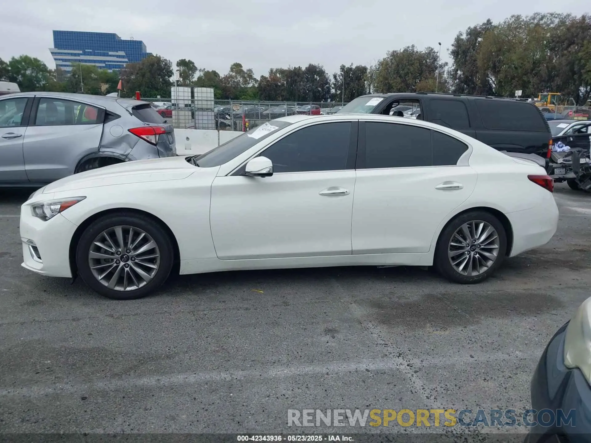 13 fotografías del automóvil dañado JN1EV7BP4MM702480 INFINITI Q50 2021