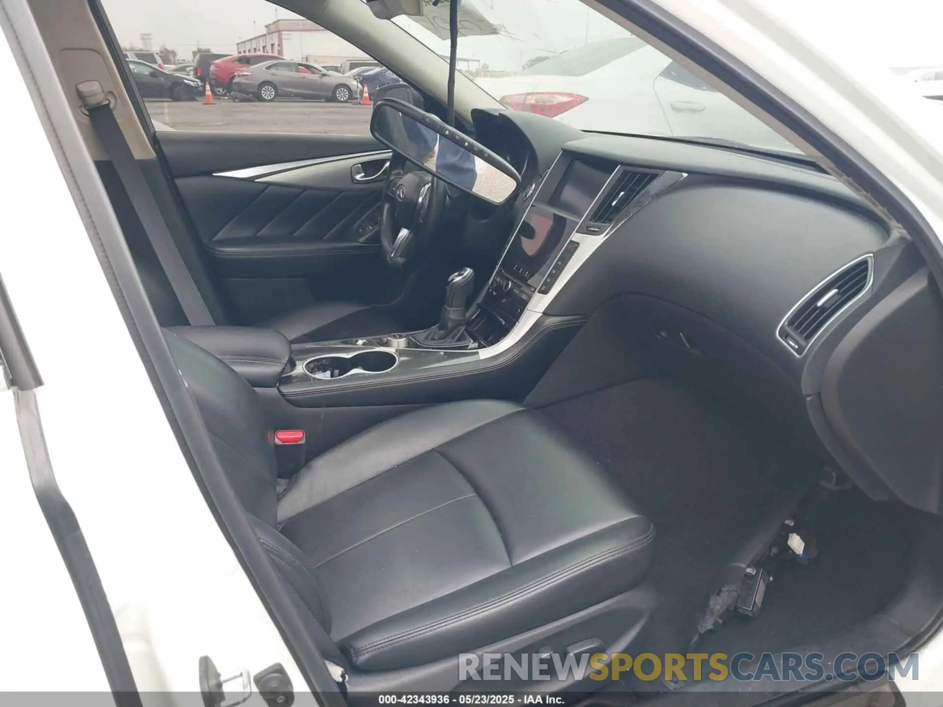 5 fotografías del automóvil dañado JN1EV7BP4MM702480 INFINITI Q50 2021