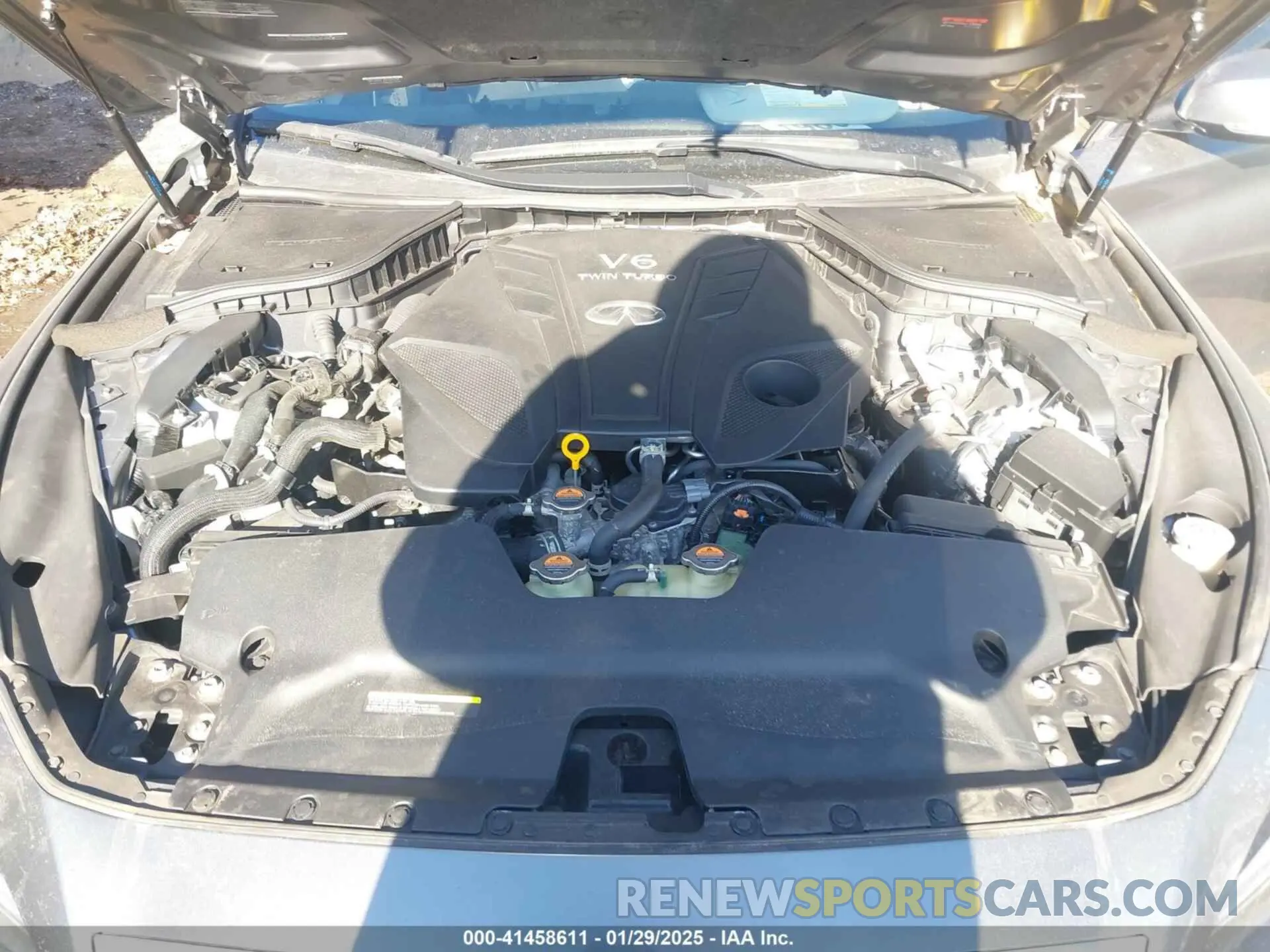 10 fotografías del automóvil dañado JN1EV7BP4MM705007 INFINITI Q50 2021