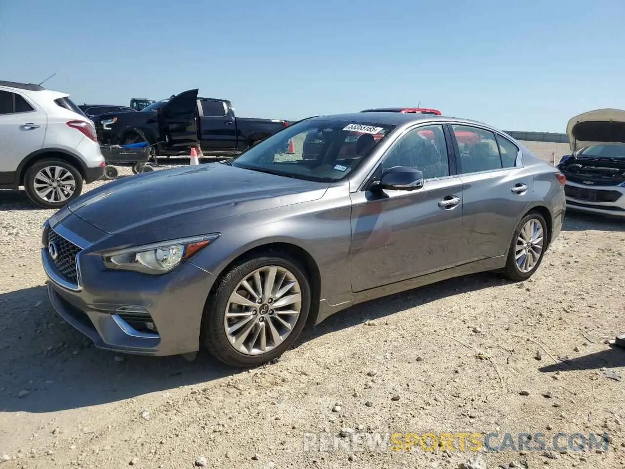 1 fotografías del automóvil dañado JN1EV7BP5MM702973 INFINITI Q50 2021