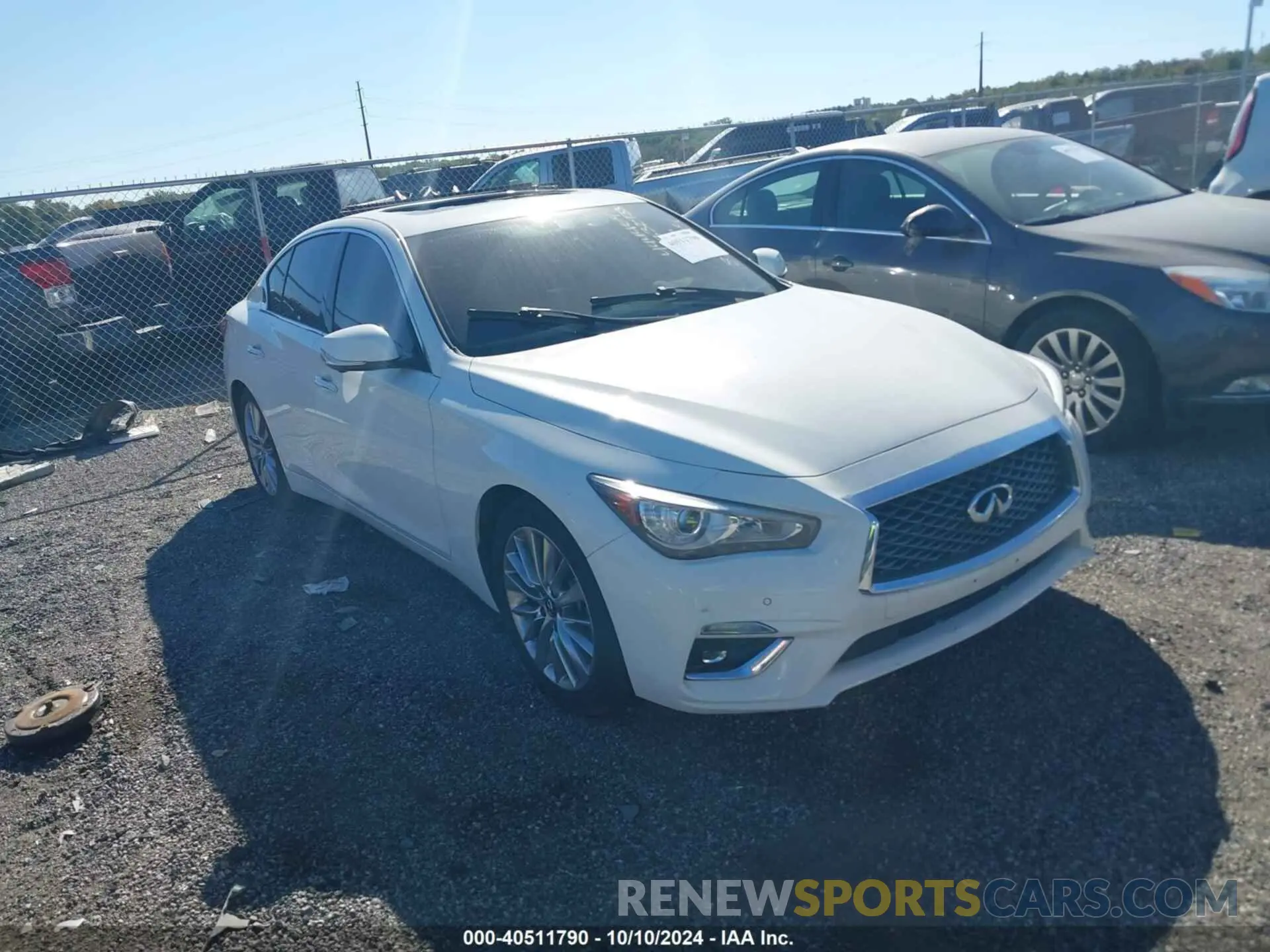 1 fotografías del automóvil dañado JN1EV7BP5MM703119 INFINITI Q50 2021