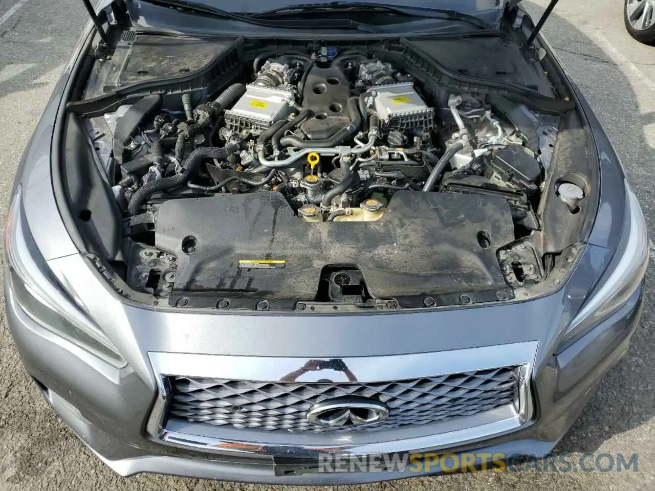 11 fotografías del automóvil dañado JN1EV7BP6MM700570 INFINITI Q50 2021