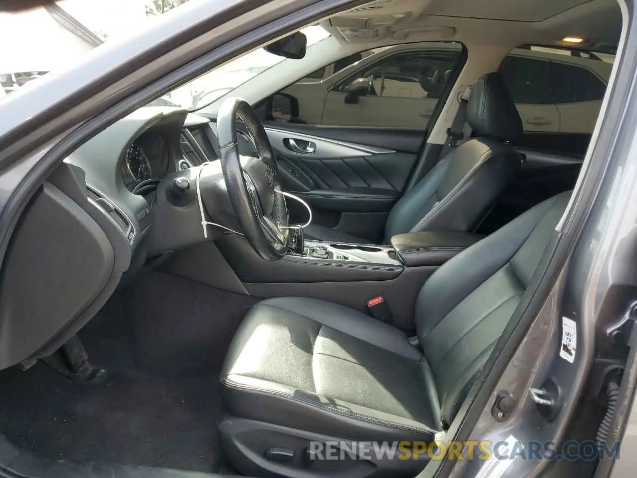 7 fotografías del automóvil dañado JN1EV7BP6MM700570 INFINITI Q50 2021