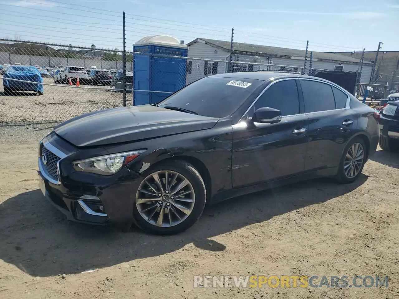 1 fotografías del automóvil dañado JN1EV7BP8MM704183 INFINITI Q50 2021