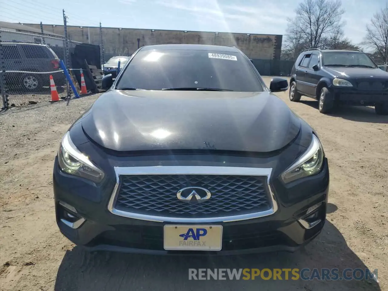 5 fotografías del automóvil dañado JN1EV7BP8MM704183 INFINITI Q50 2021